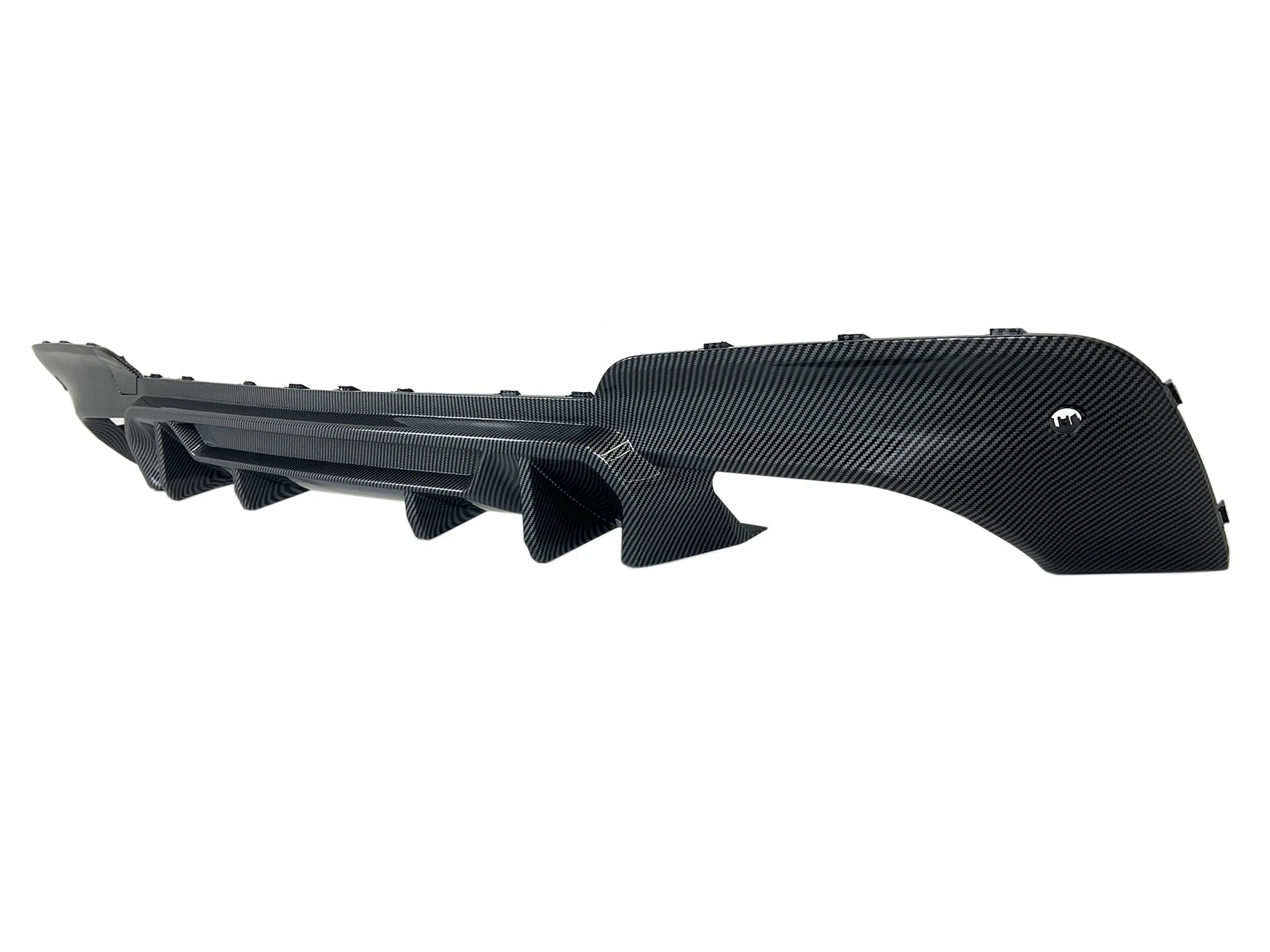 Carbon Look Rear Diffuser For BMW X3 G01 M40i M-Sport Bumper 2019-2021 - Image 5