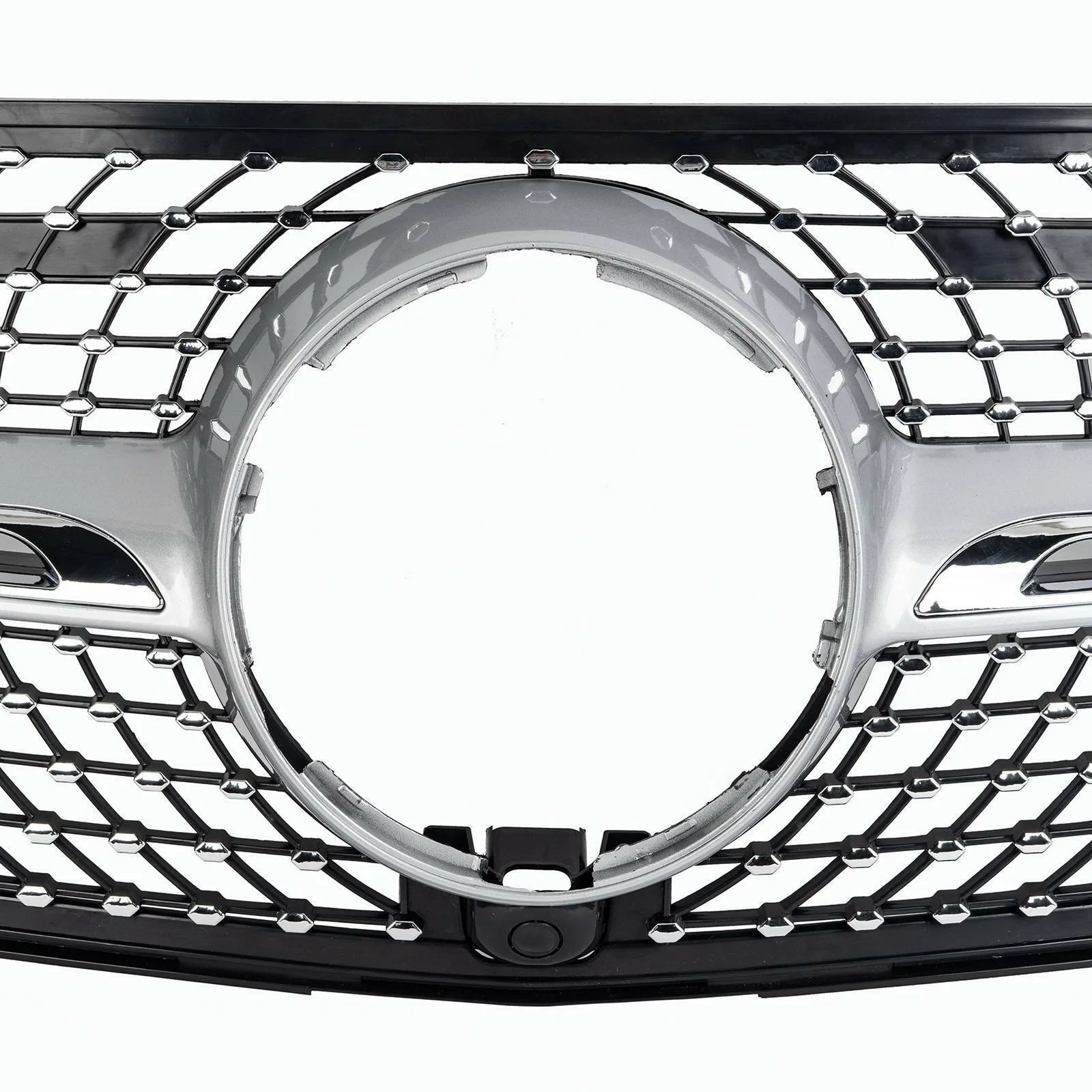 Chrome Diamond Front Grill For 2016-2019 Mercedes W166 GLE SUV - Image 13