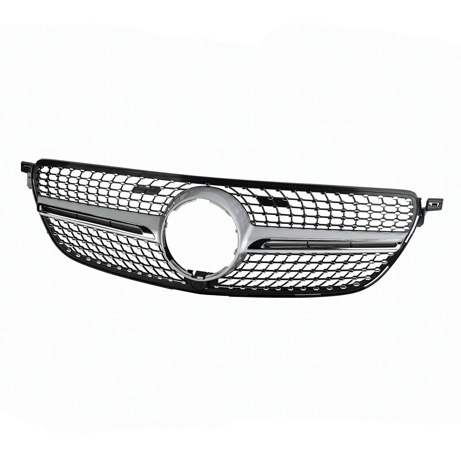 Chrome Diamond Front Grill For 2016-2019 Mercedes W166 GLE SUV - Image 3