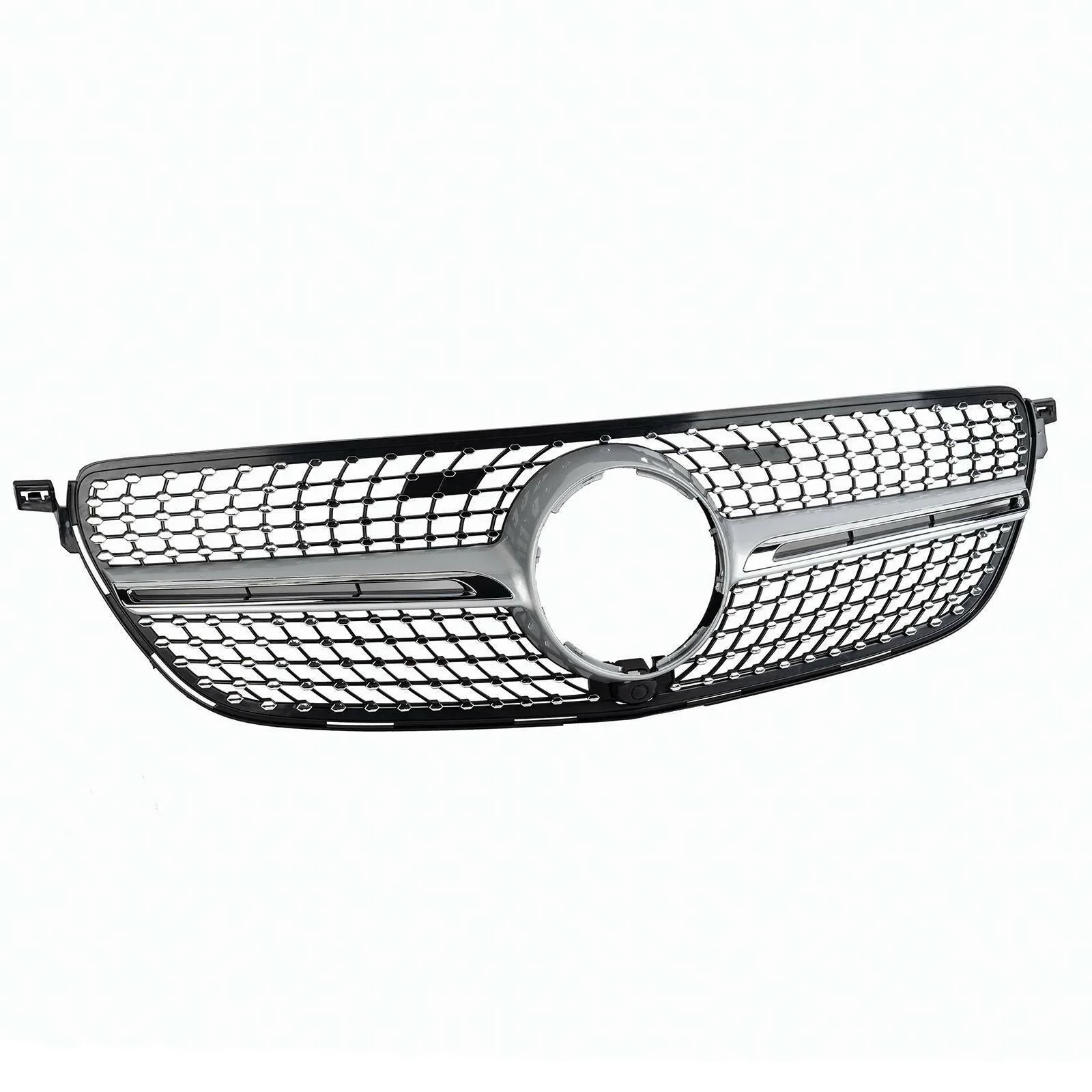 Chrome Diamond Front Grill For 2016-2019 Mercedes W166 GLE SUV - Image 9