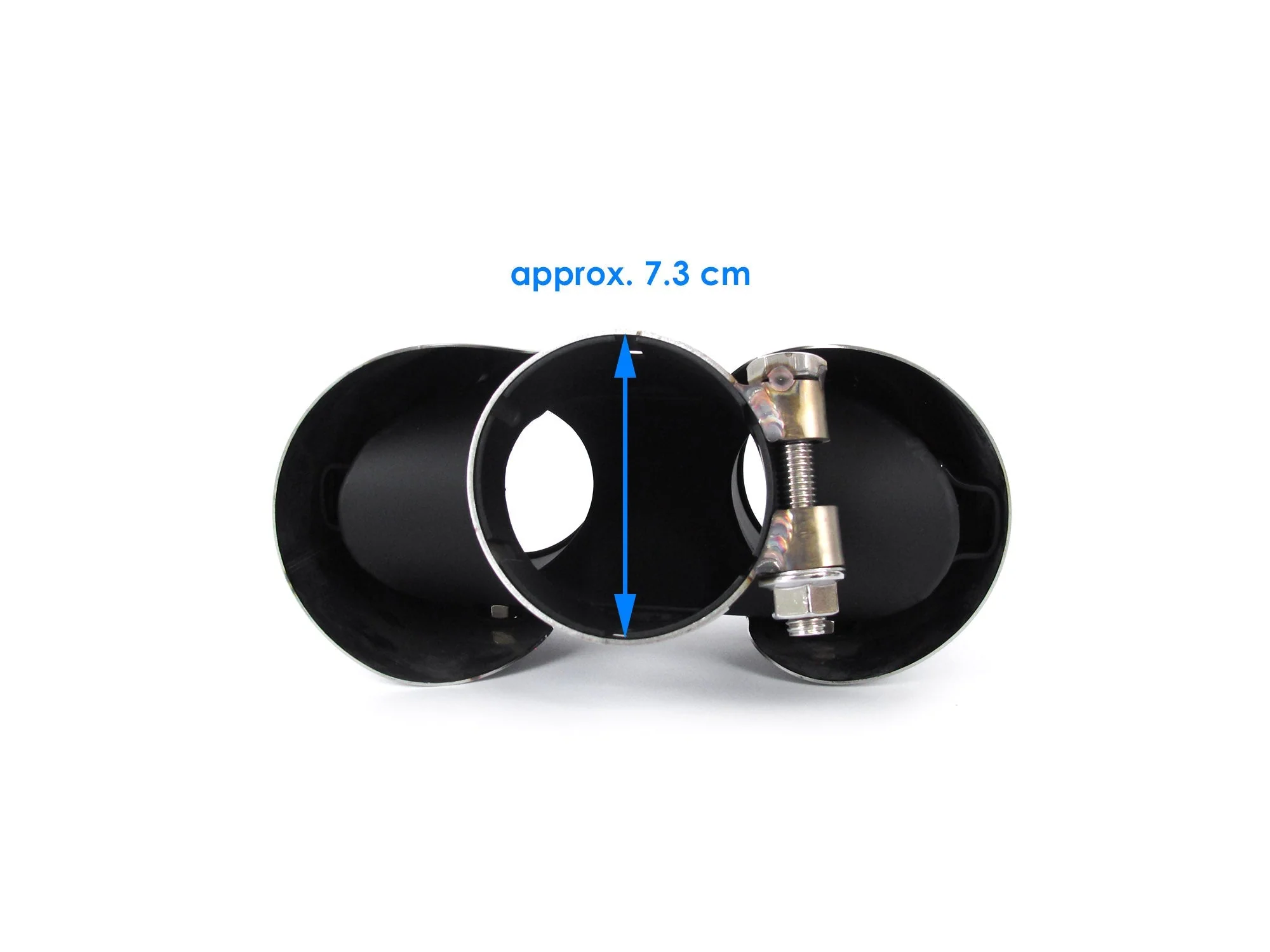 Pair For 2020+ Land Rover Defender 90/110 3.0L 2L Exhaust Muffler Tips Brushed - Image 12