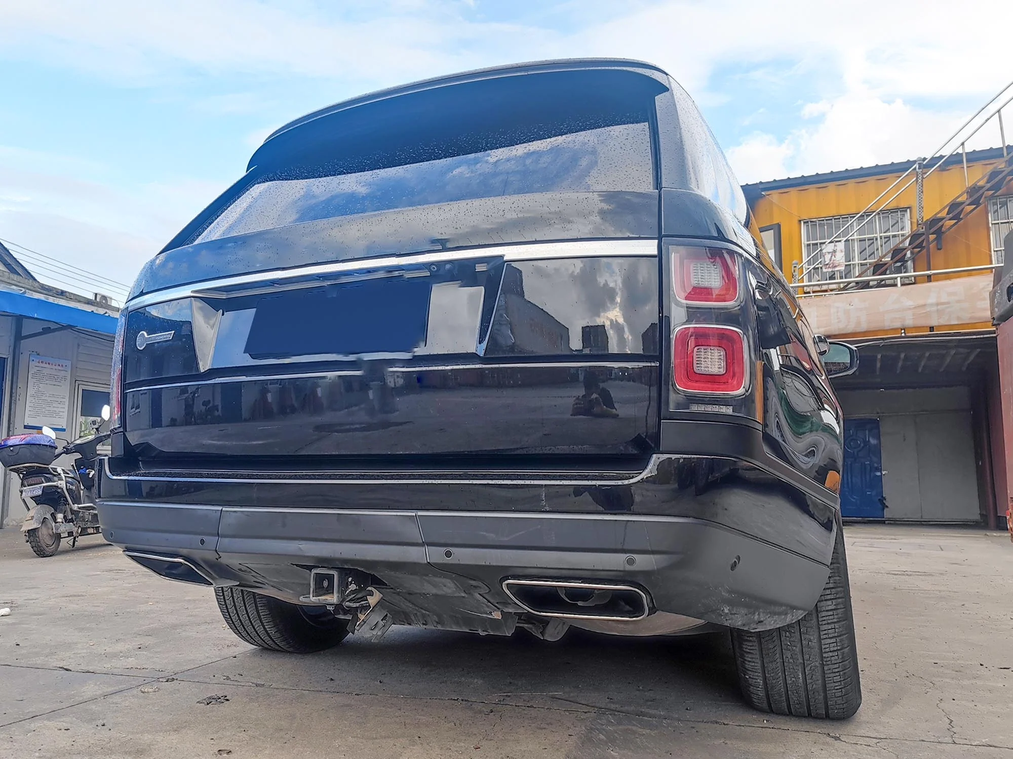 Chrome Exhaust Tips Tail Pipe Replace For Land Rover Range Rover HSE L405 2014-2017 - Image 2