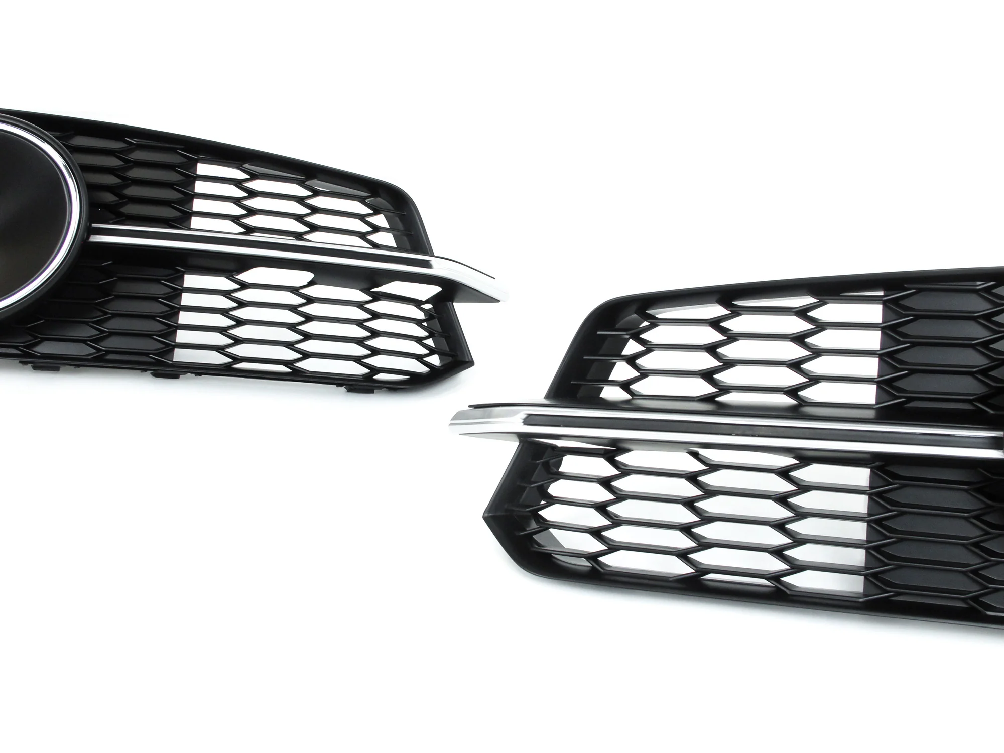 For Audi A6 S6 2016-2018 Sline Fog Light Grill Cover Lamp Grille W / ACC - Image 6