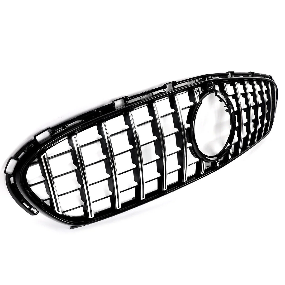 Chrome For 2023-2026 Mercedes Benz X254 C254 GLC300 GLC43 AMG-LINE Front Grille Grill - Image 4