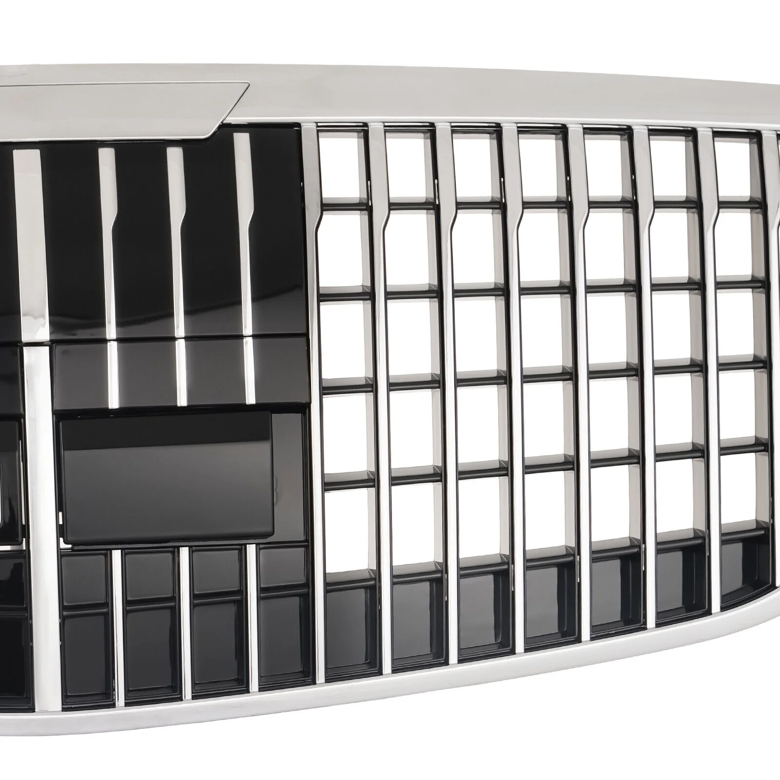 Chrome Front Bumper Grill For Mercedes Benz W223 S680 S550 S580 Sedan 2021-2024 W/ACC - Image 2