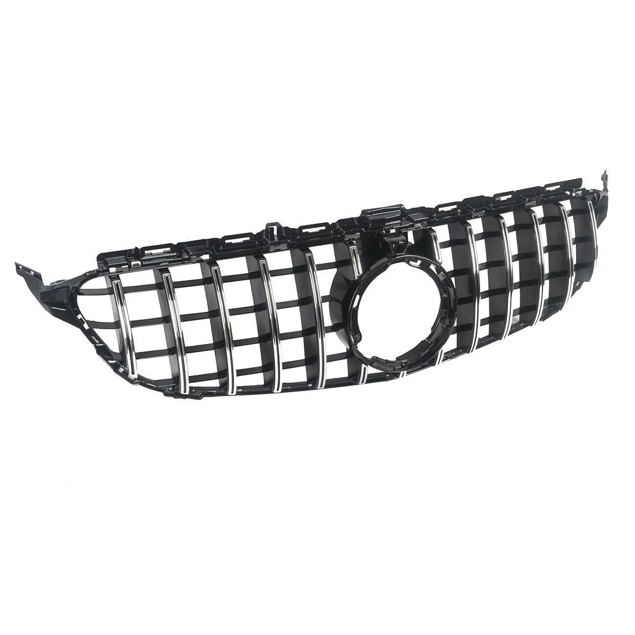 Front Bumper Grill For Mercedes W205 C205 C200 C300 C450 C43 2019-2021 - Image 3