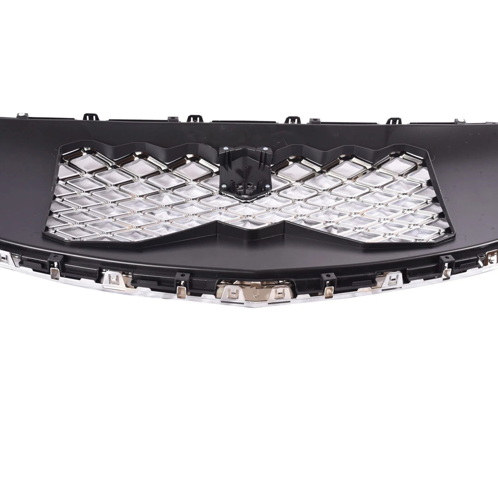 Chrome Front Grille For Genesis GV70 2022-2023 With Camera Hole - Image 4