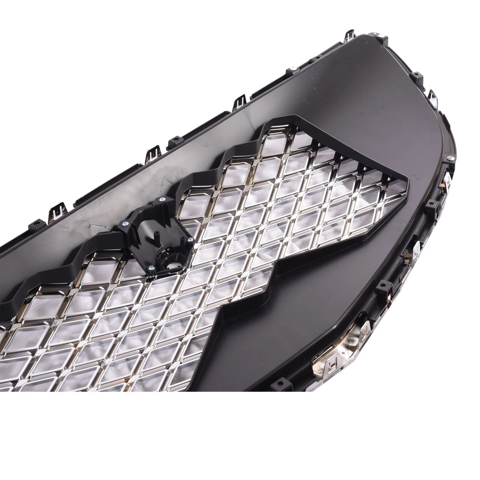 Chrome Front Grille For Genesis GV70 2022-2023 With Camera Hole - Image 5