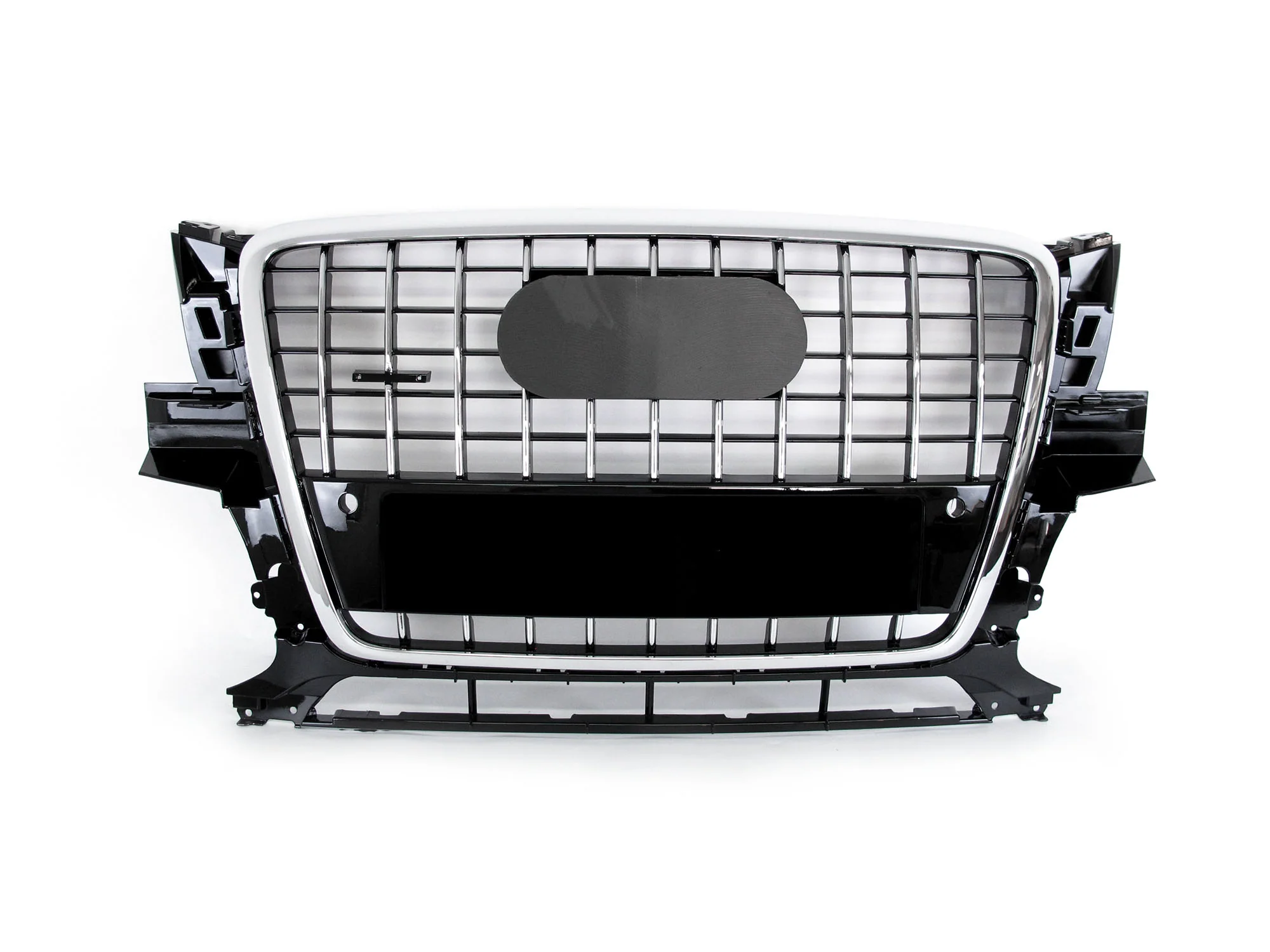 New Chrome Front Bumper Grille Grille Fits For Audi Q5 2009 2010 2011 2012 US - Image 4