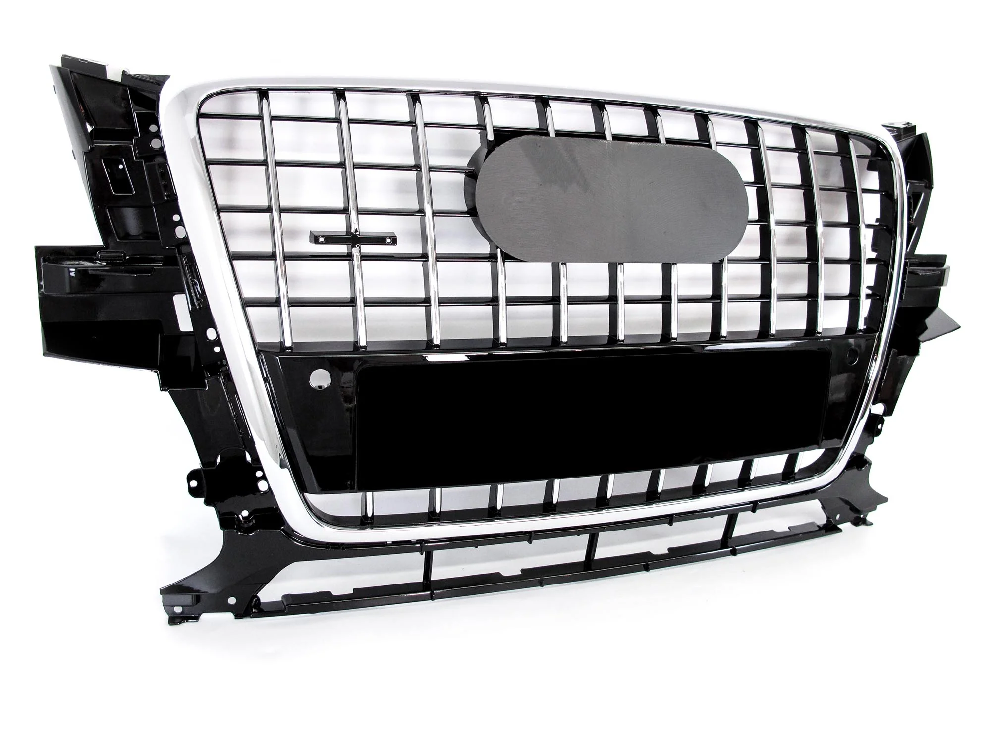 New Chrome Front Bumper Grille Grille Fits For Audi Q5 2009 2010 2011 2012 US - Image 6