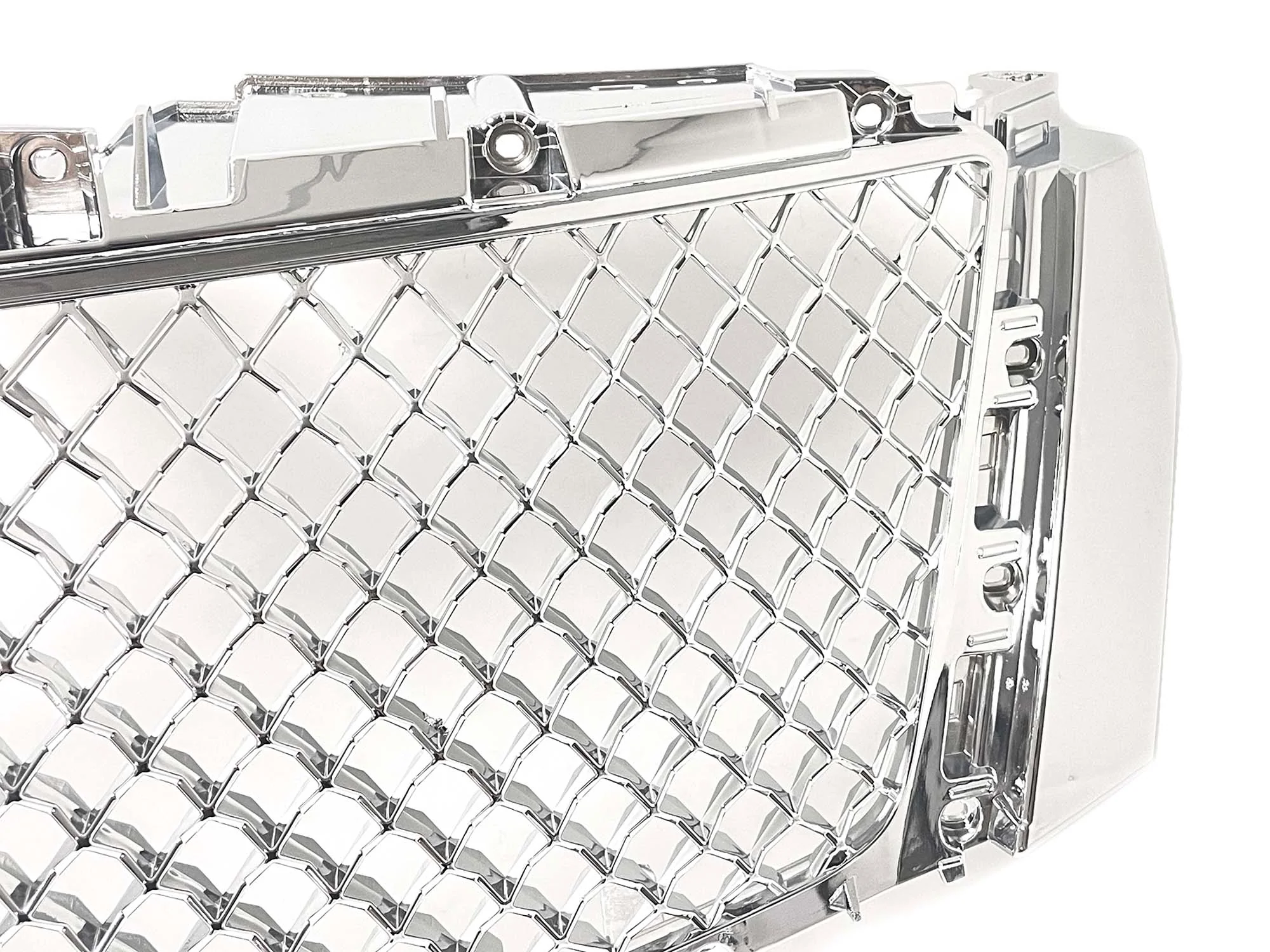 Chrome Front Mesh Bumper Grilles Upper & Lower Grille For 2013-2017 XTS Cadillac - Image 6