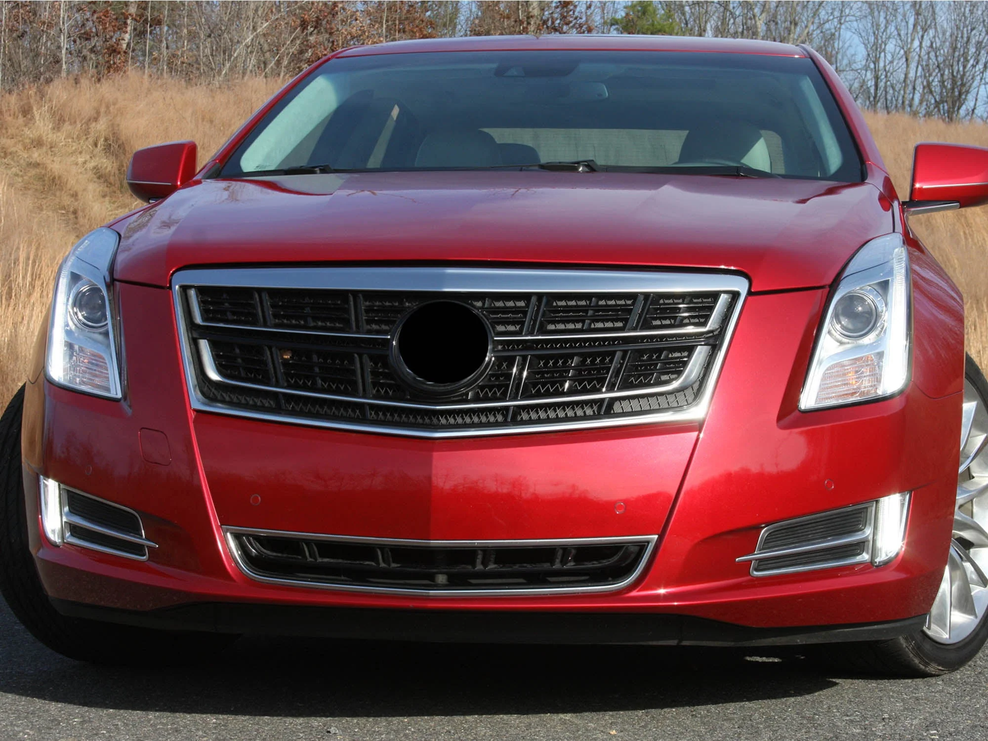 Chrome Front Upper & Lower Grill Replace For 2013-2017 Cadillac XTS fg200 - Image 3