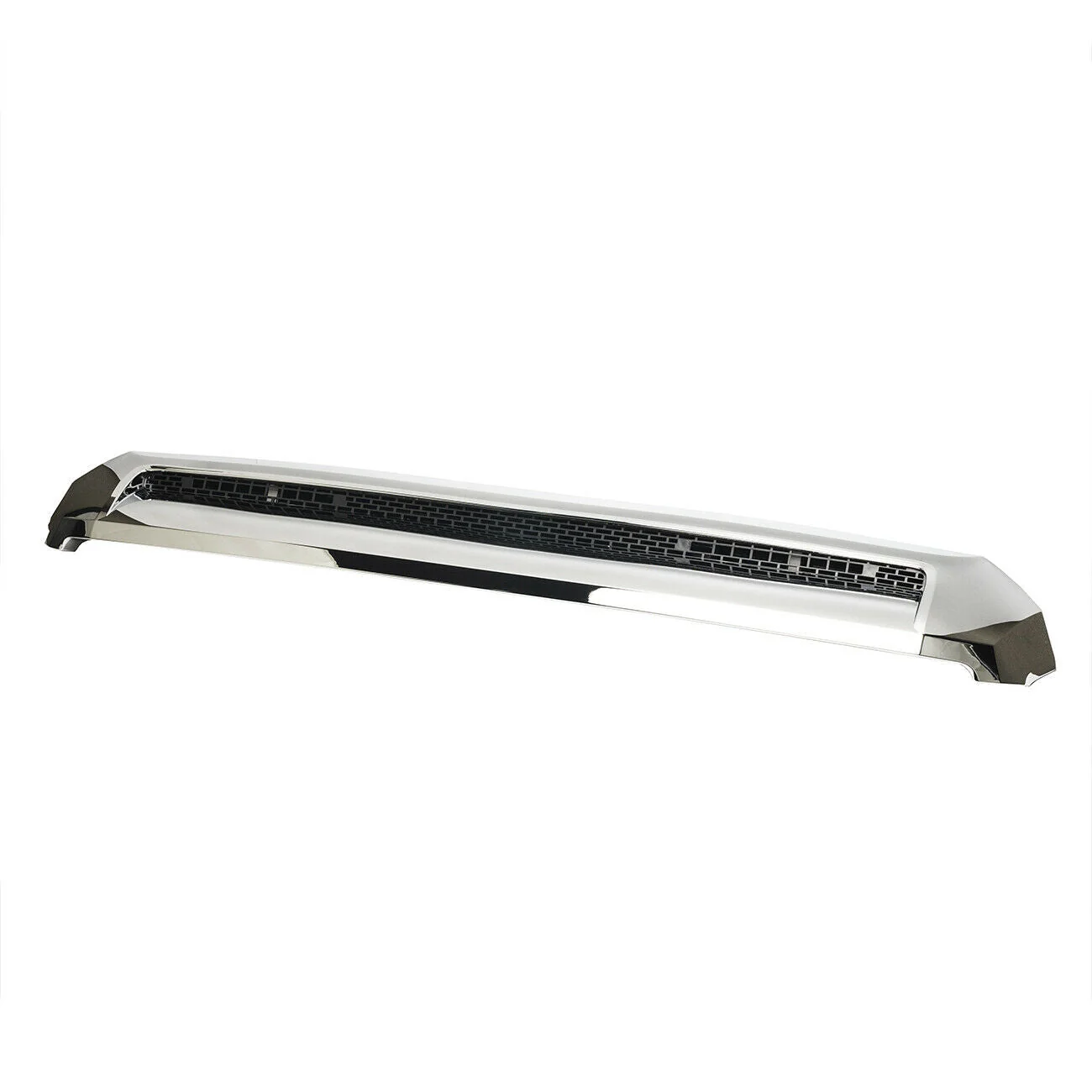ABS Front Upper Hood Bulge Molding Silver Chrome For Toyota Tundra 2014-2021 - Image 4