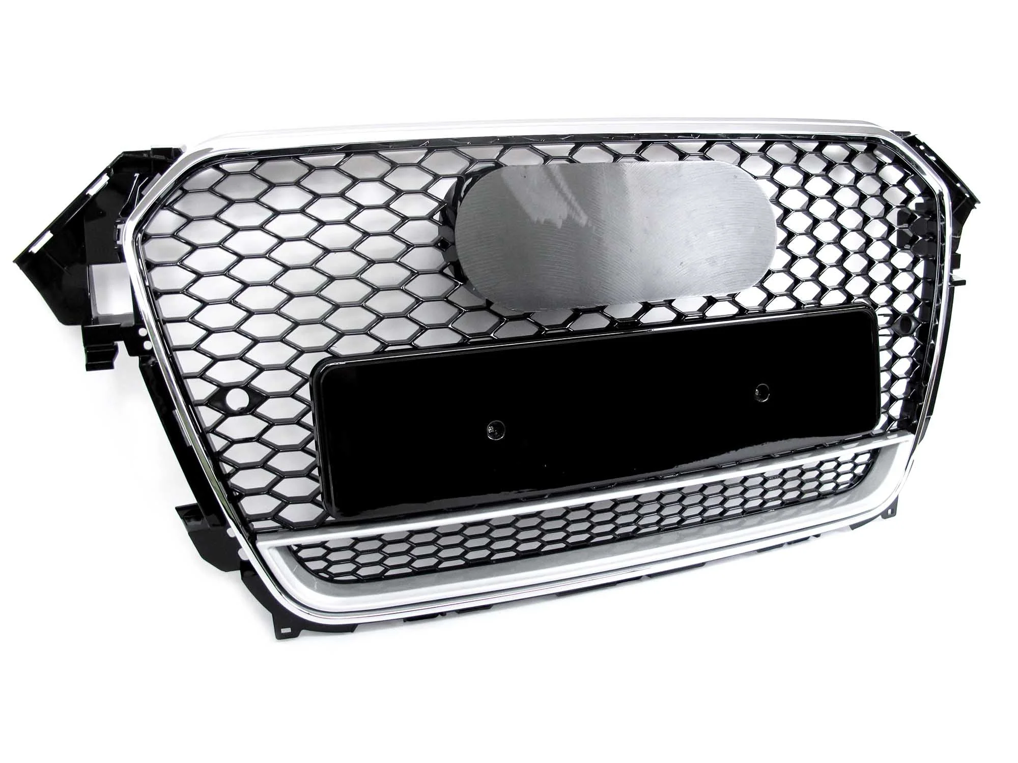 Chrome Honeycomb Front Grill For AUDI A4 B8.5 S4 2013-2015 2016 fg207 - Image 5