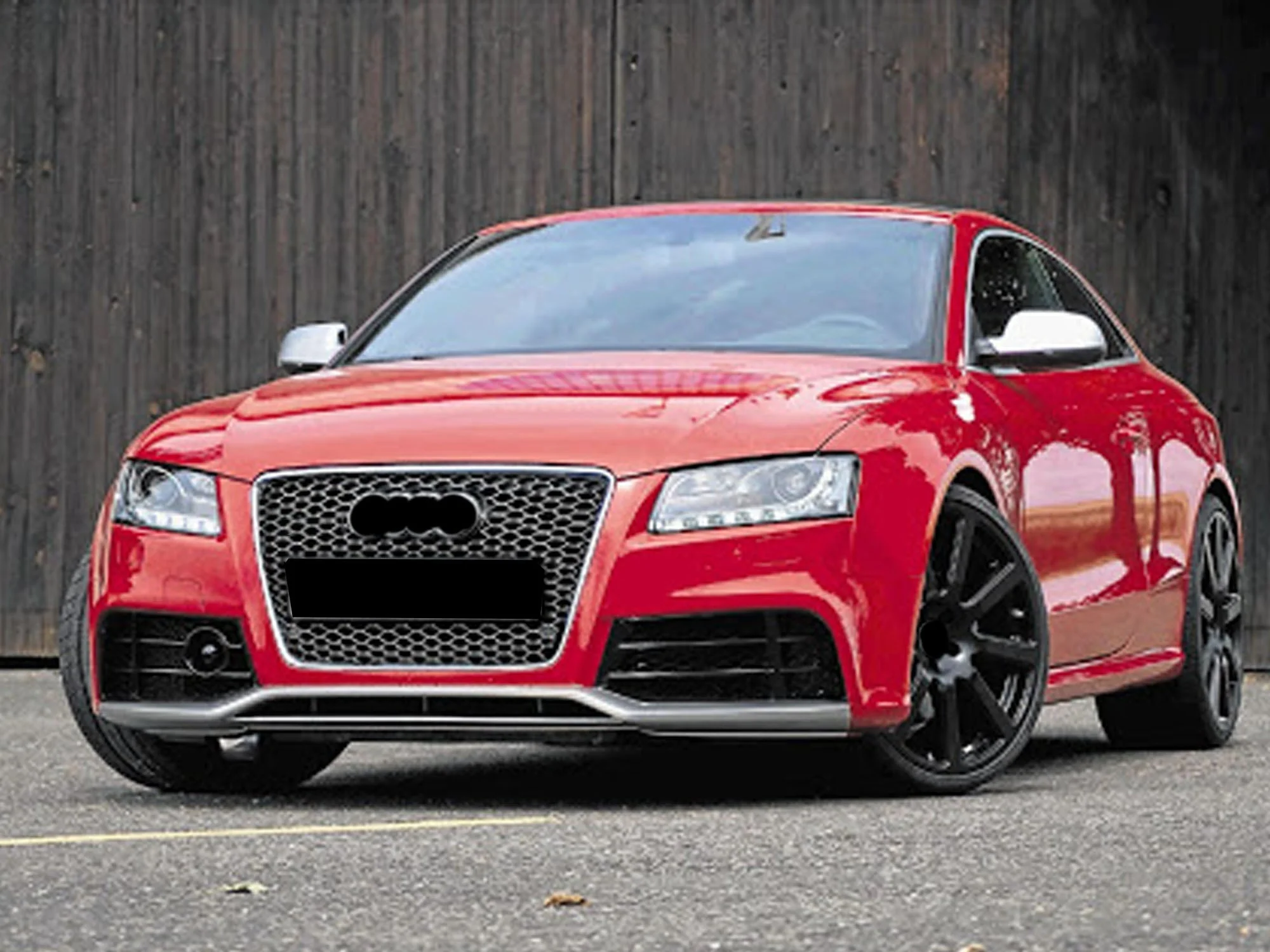 Chrome Honeycomb Front Mesh Grille for Audi A5 B8 S5 2008-2012 fg311 - Image 3