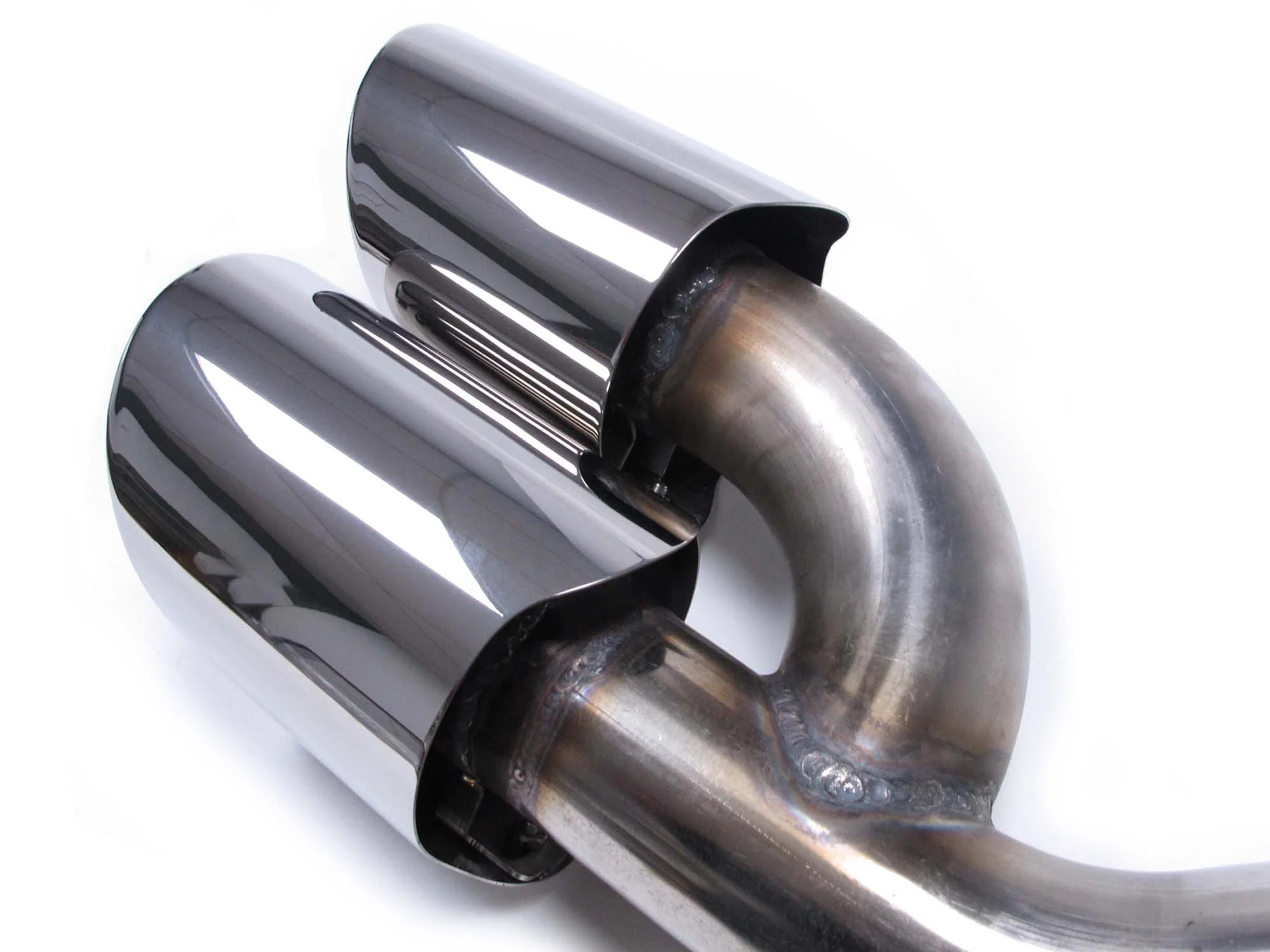 Shiny Silver Exhaust Tips Tailpipe For Porsche 958.2 Cayenne 92A 2015-2018 V6 V8 et97 - Image 9