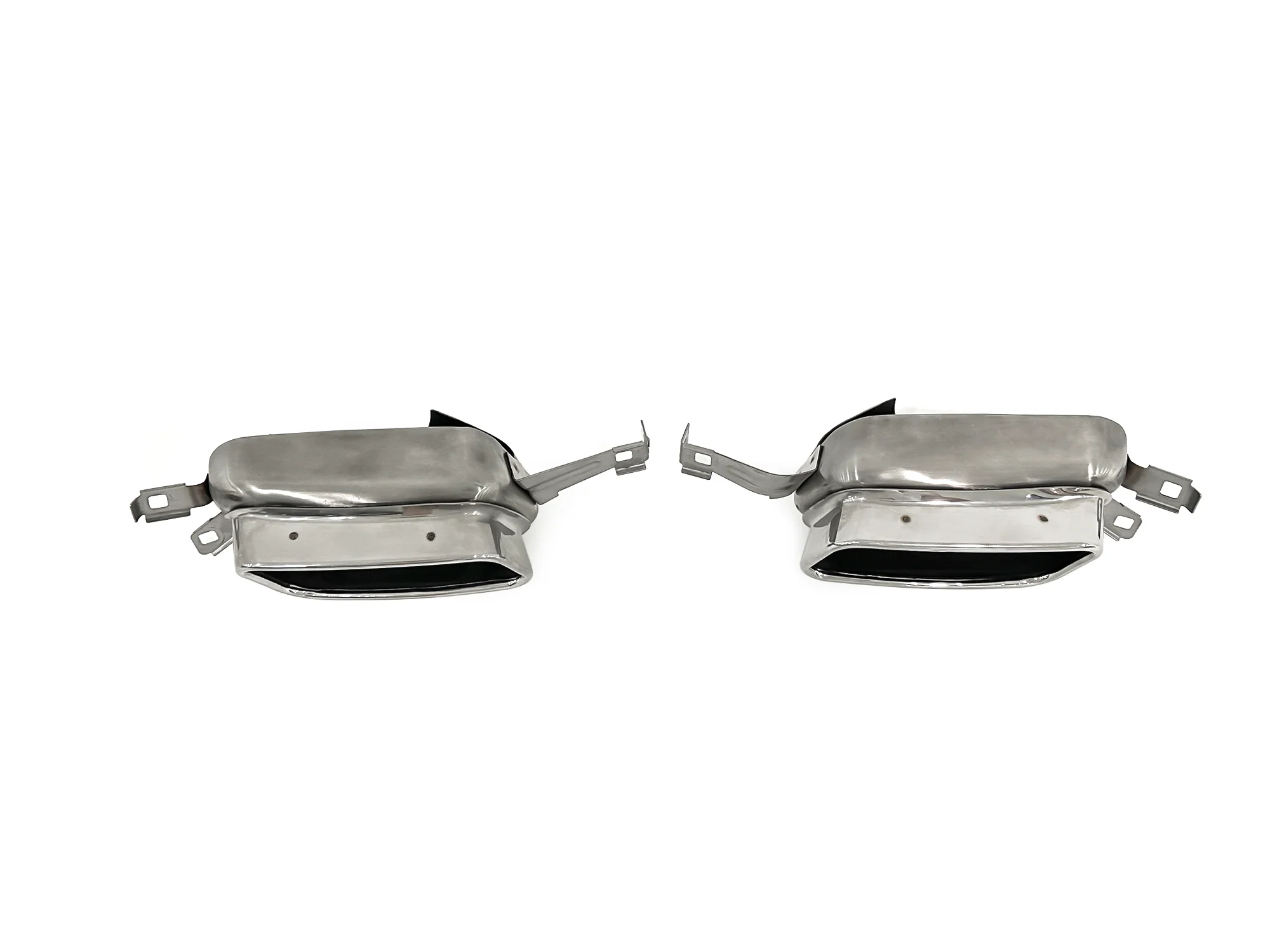 Chrome Quad Exhaust Tips Replace for BMW 760 F01 F02 M-Sport 2009-2015 - Image 4