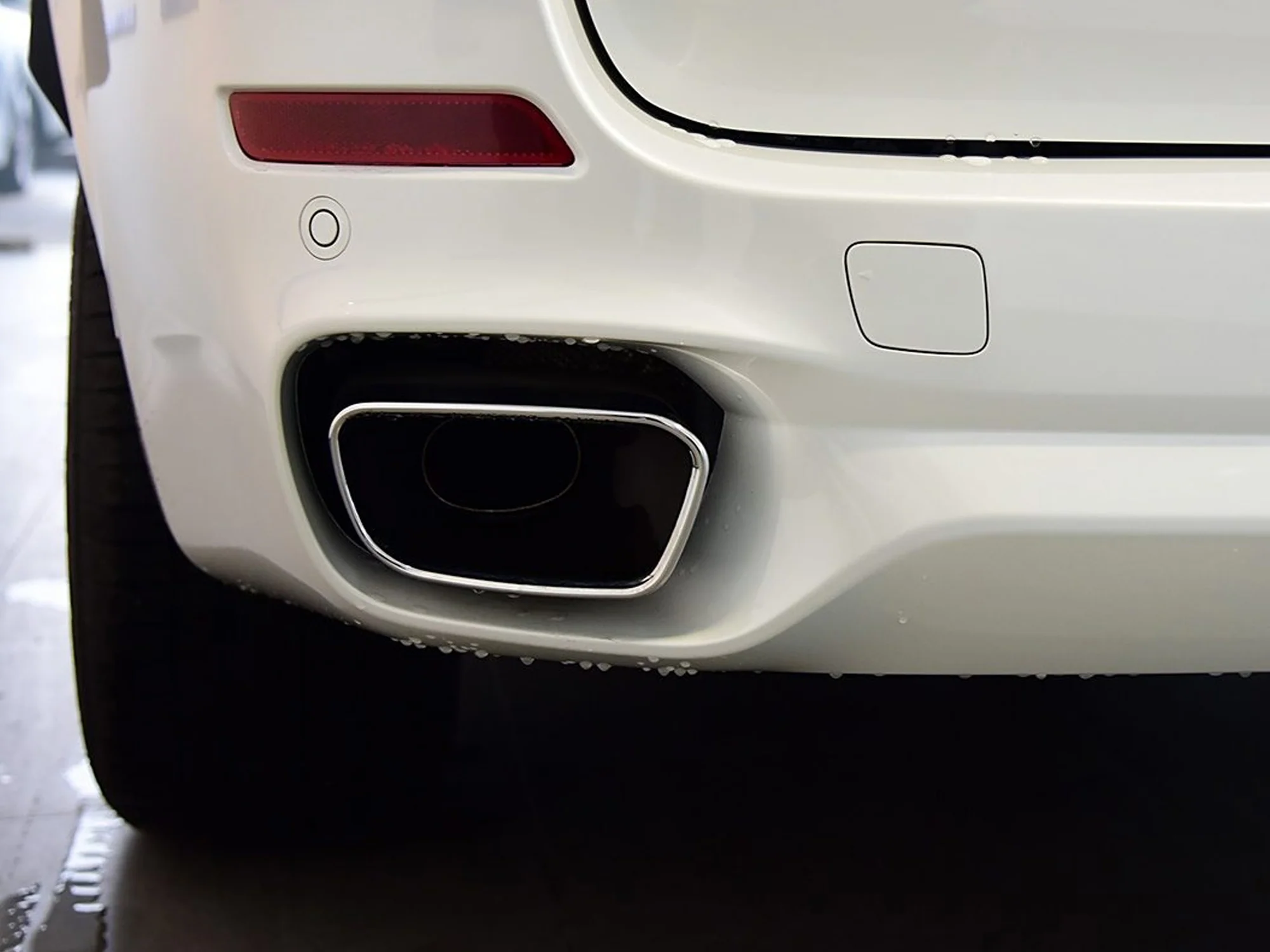 Muffler Tailpipe Exhaust Pipe Muffler Tips for BMW X5 F15 35i M-Sport 2014-2018 - Image 2