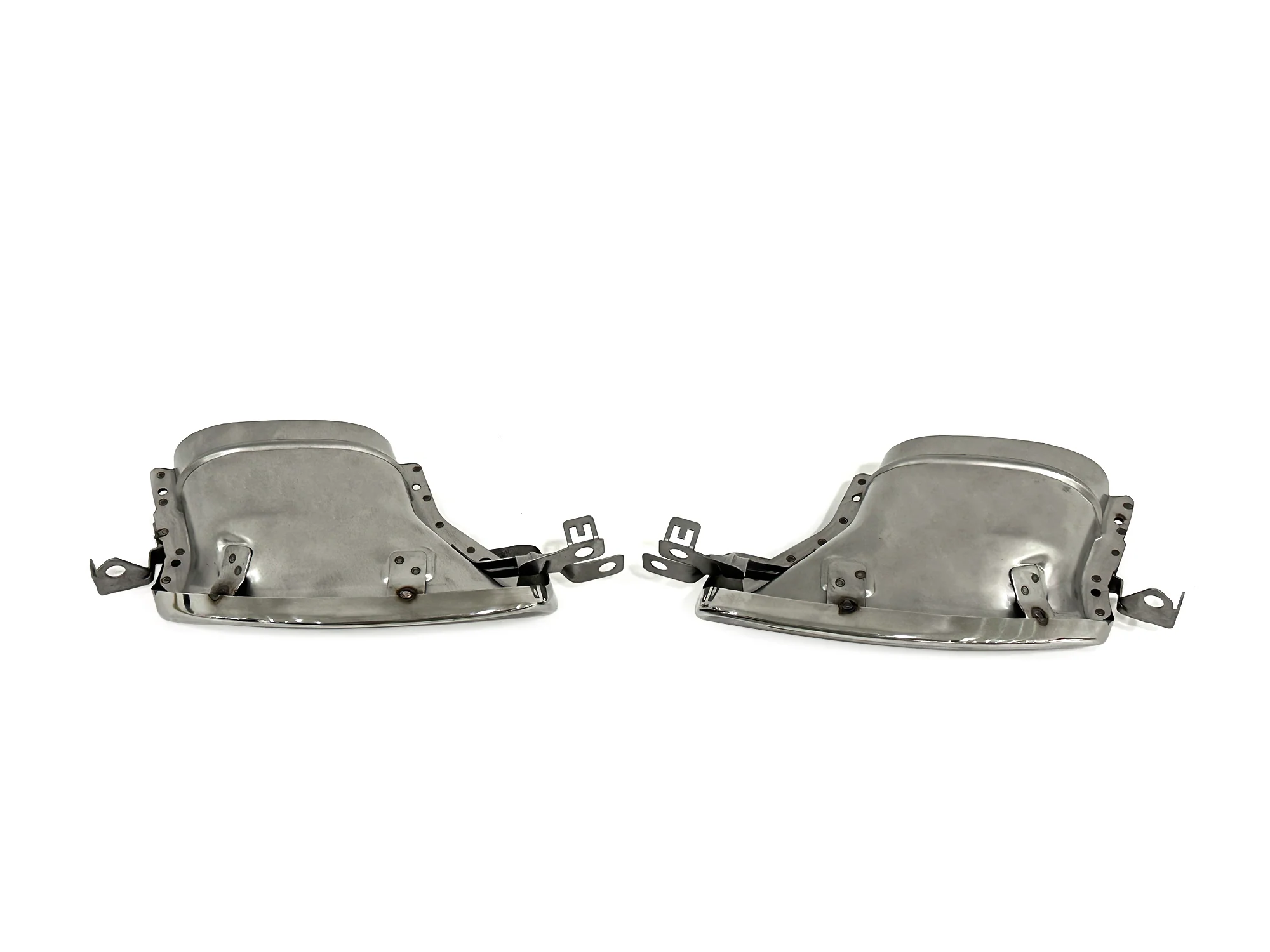 Chrome Square Exhaust Tips for BMW G20 G21 M340i 2019-2022 - Image 4