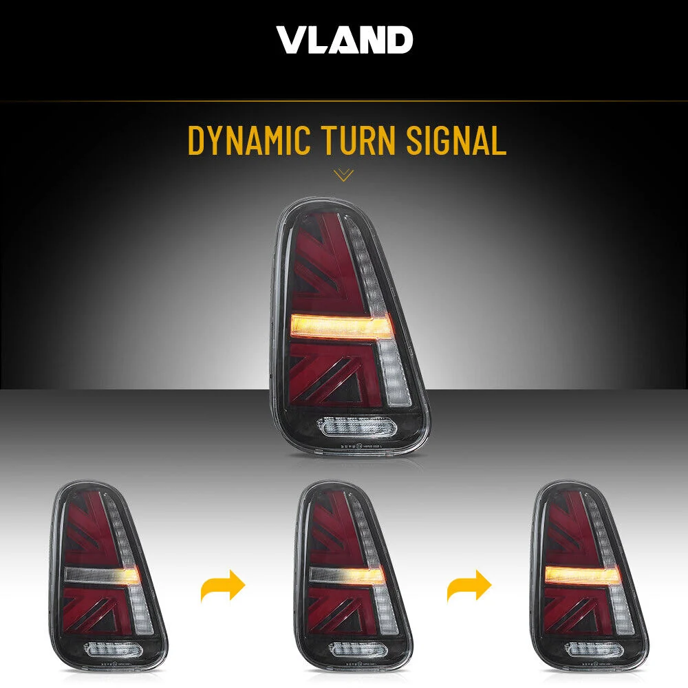 Clear LED Tail Lights For 2001-2006 Mini Cooper S R50 R52 R53 w/Animation - Image 5
