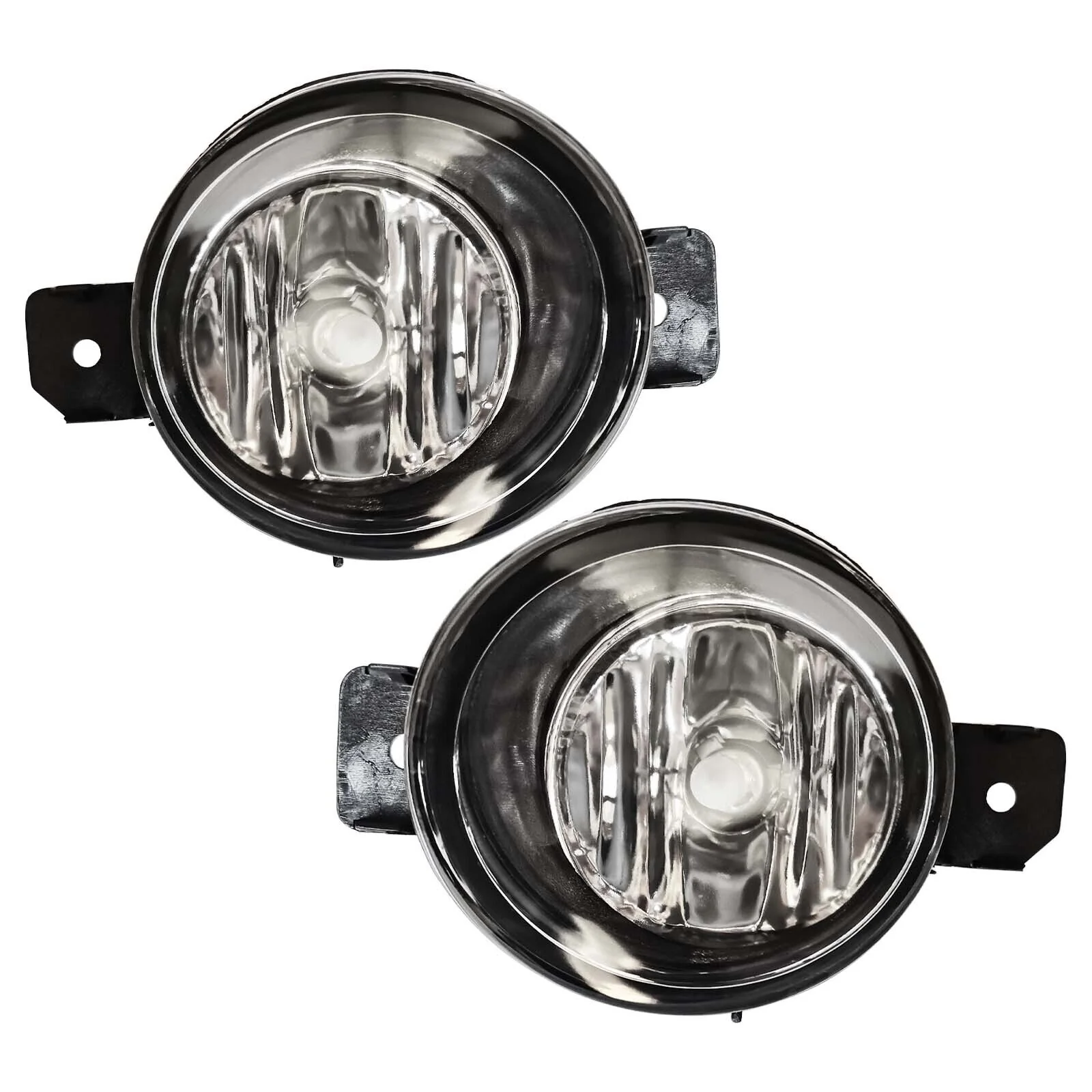 Clear Lens Fog Lights w/ Bezel Covers w/ Wirings for Nissan Altima Sedan 2013-2015 - Image 5