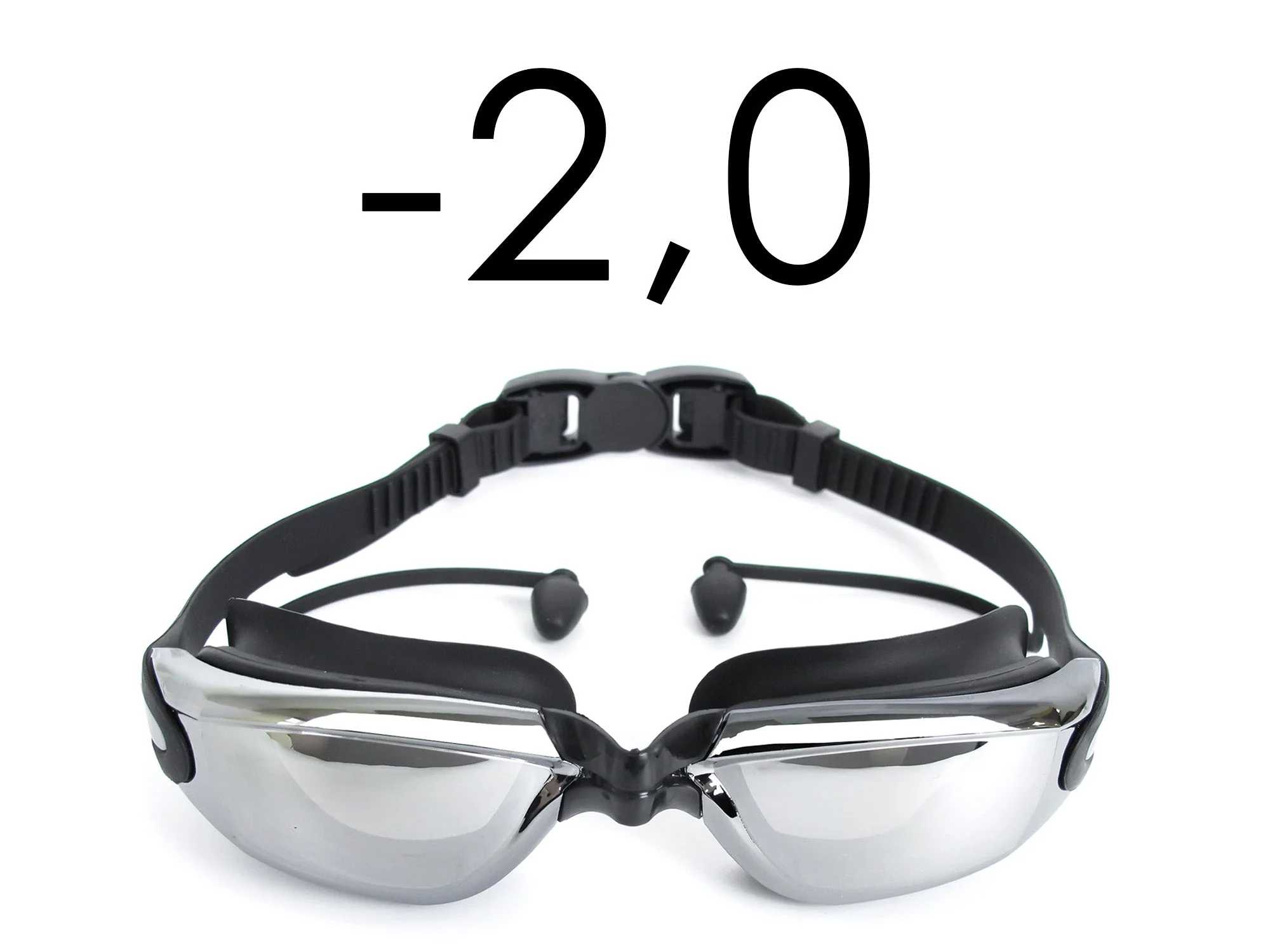 Comfortable Swimming Goggles with UV Anti-Fog Swim Glasses Adjustable -1.5 to -8 - Image 10