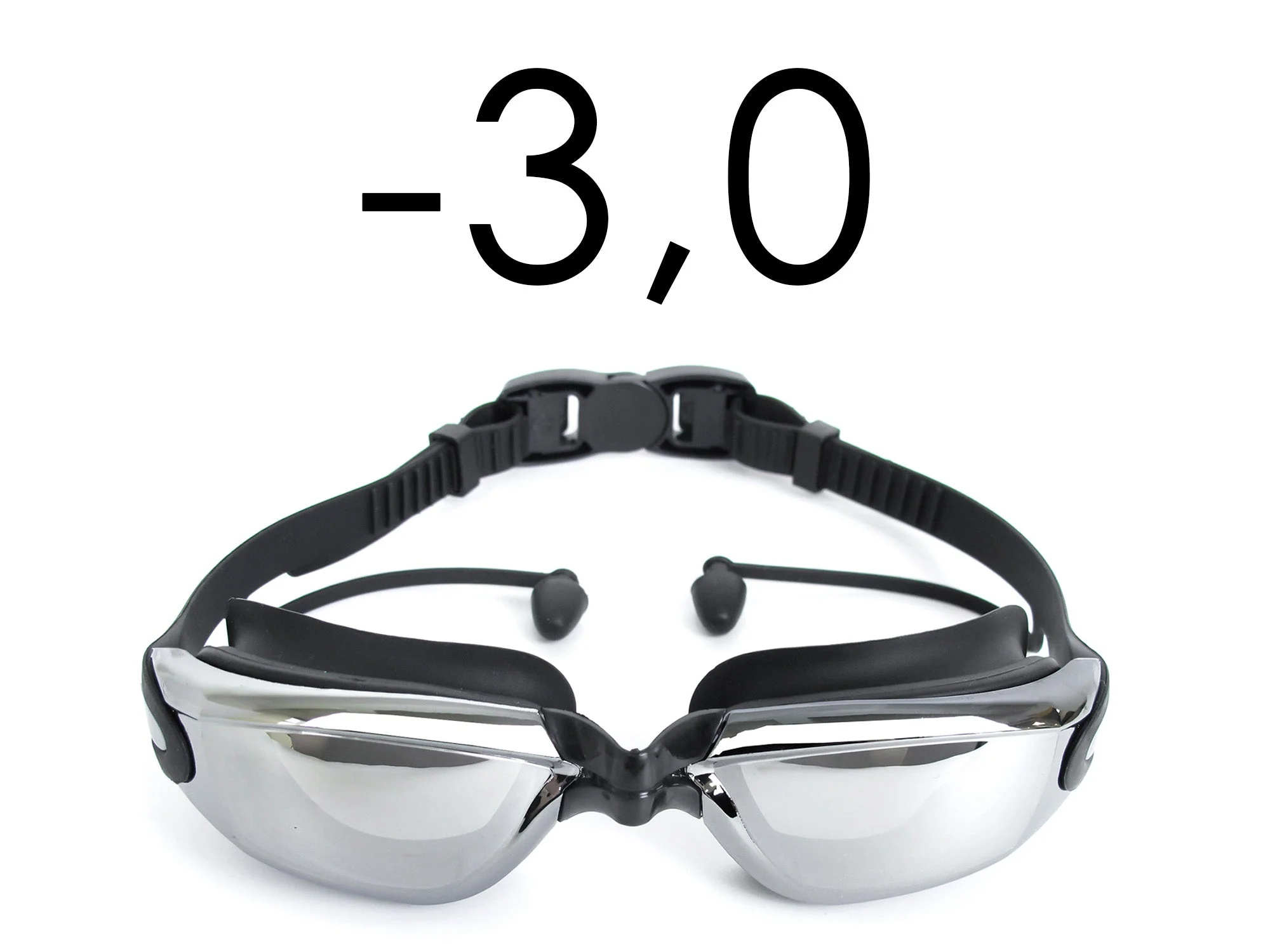 Comfortable Swimming Goggles with UV Anti-Fog Swim Glasses Adjustable -1.5 to -8 - Image 17