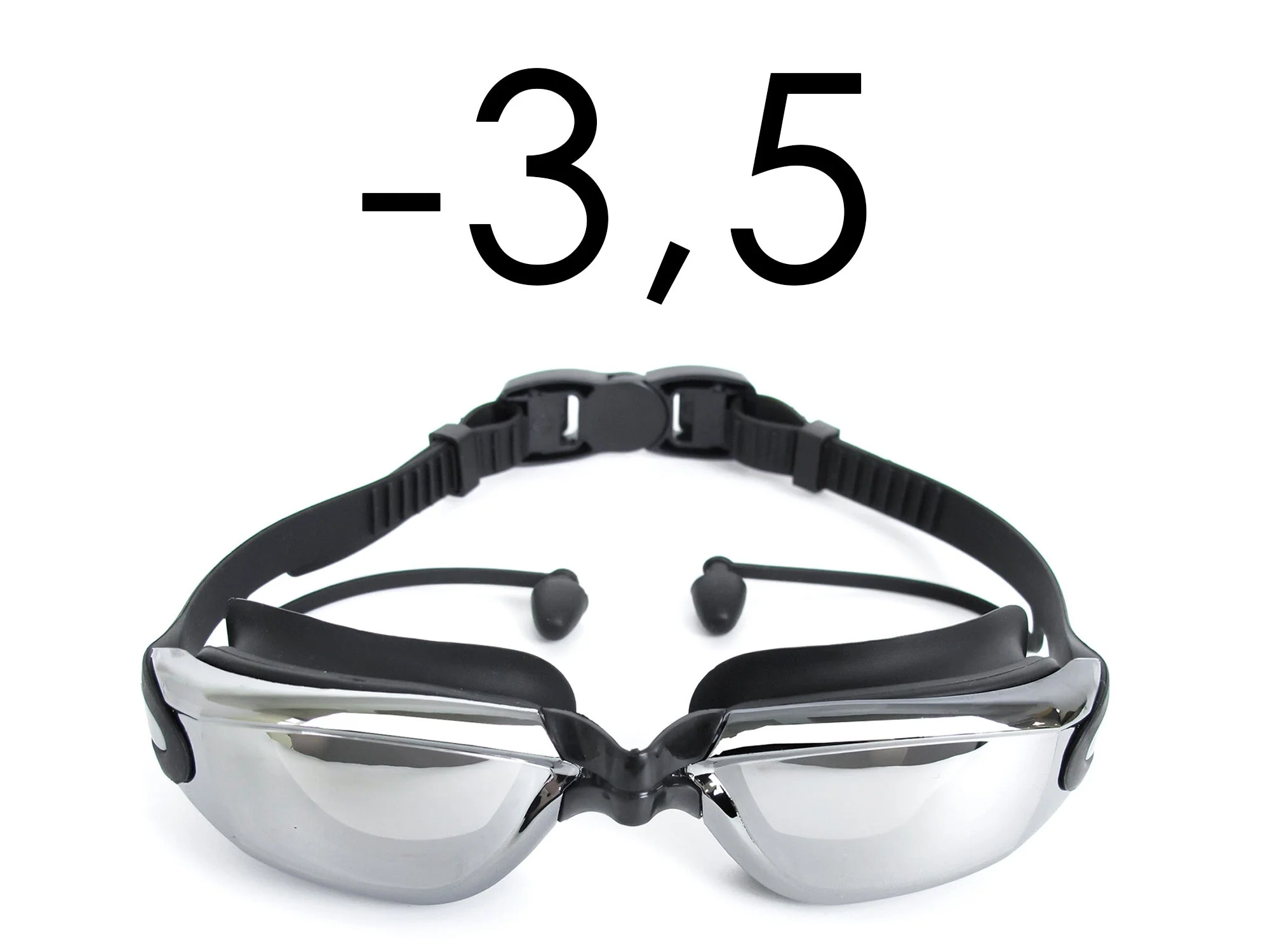 Comfortable Swimming Goggles with UV Anti-Fog Swim Glasses Adjustable -1.5 to -8 - Image 18