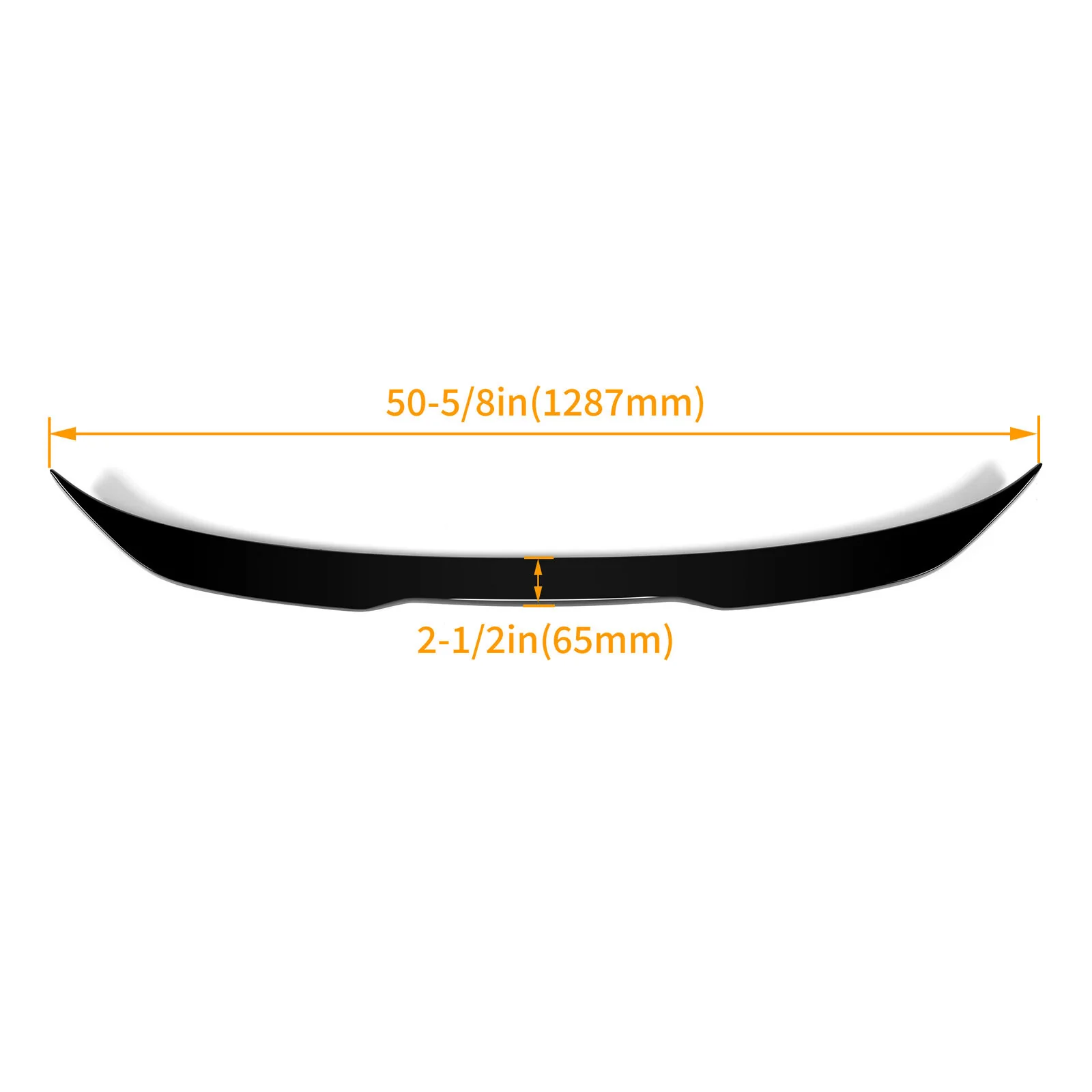 Gloss Black Rear Trunk Spoiler For BMW G30 530i 540i m550 F90 M5 Sedan 2017-2023 - Image 2