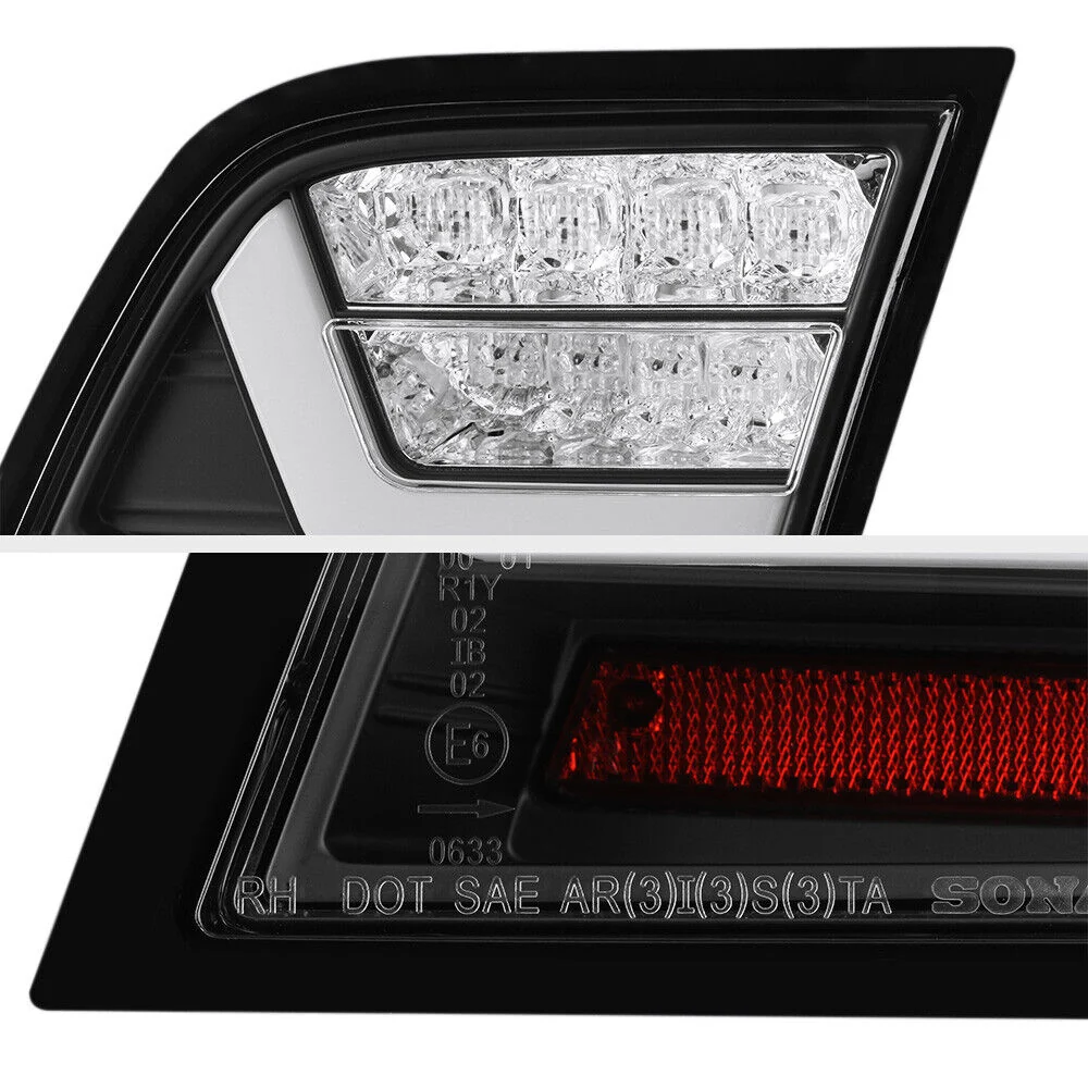 Cyclop Optic Tube Black LED Tail Lights for 2009-2011 Audi A6 C6 Rear Lamps - Image 5