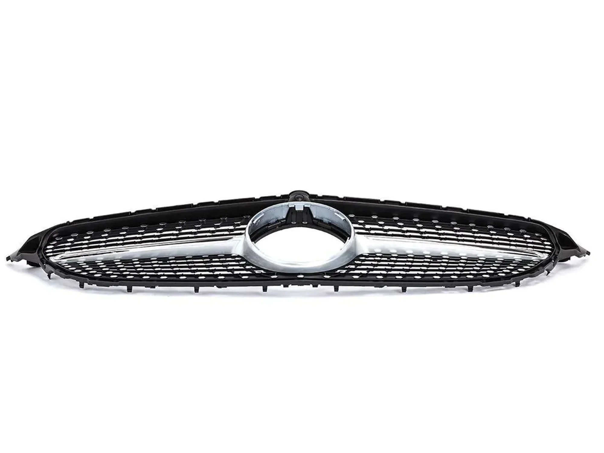 Diamond Front Bumper Grill For Mercedes W205 C205 C250 C300 C43 2015-2018 - Image 9