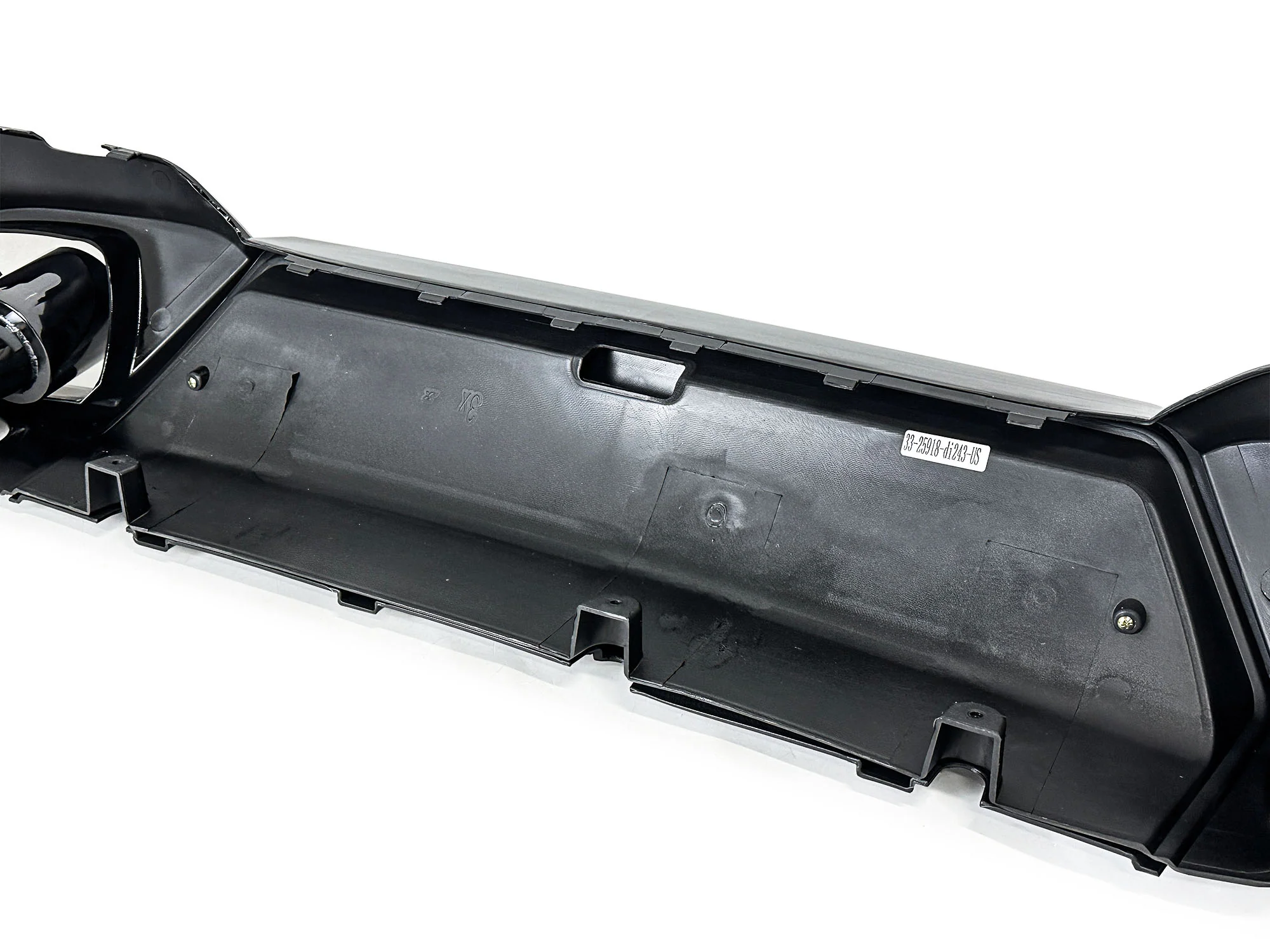 For 2019-2022 BMW G20 M340i Gloss Black Rear Diffuser w/ Exhaust Tips Pair - Image 8