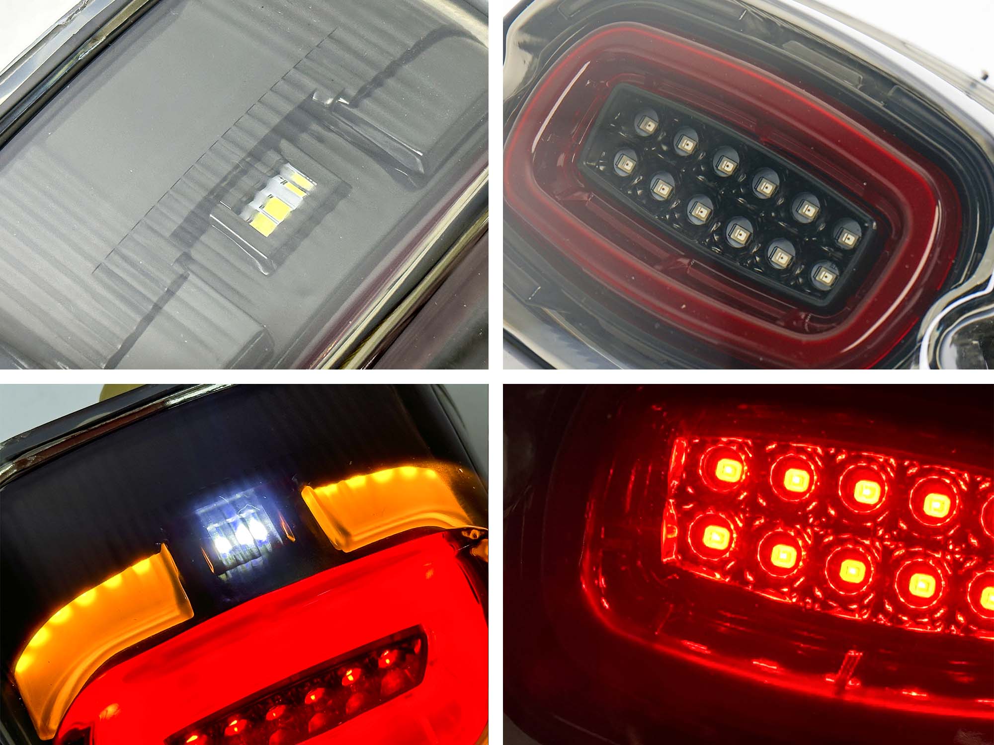Eagle Lights Layback LED Tail Light Brake & Turn Signal for Harley Softail Sportster - Image 14