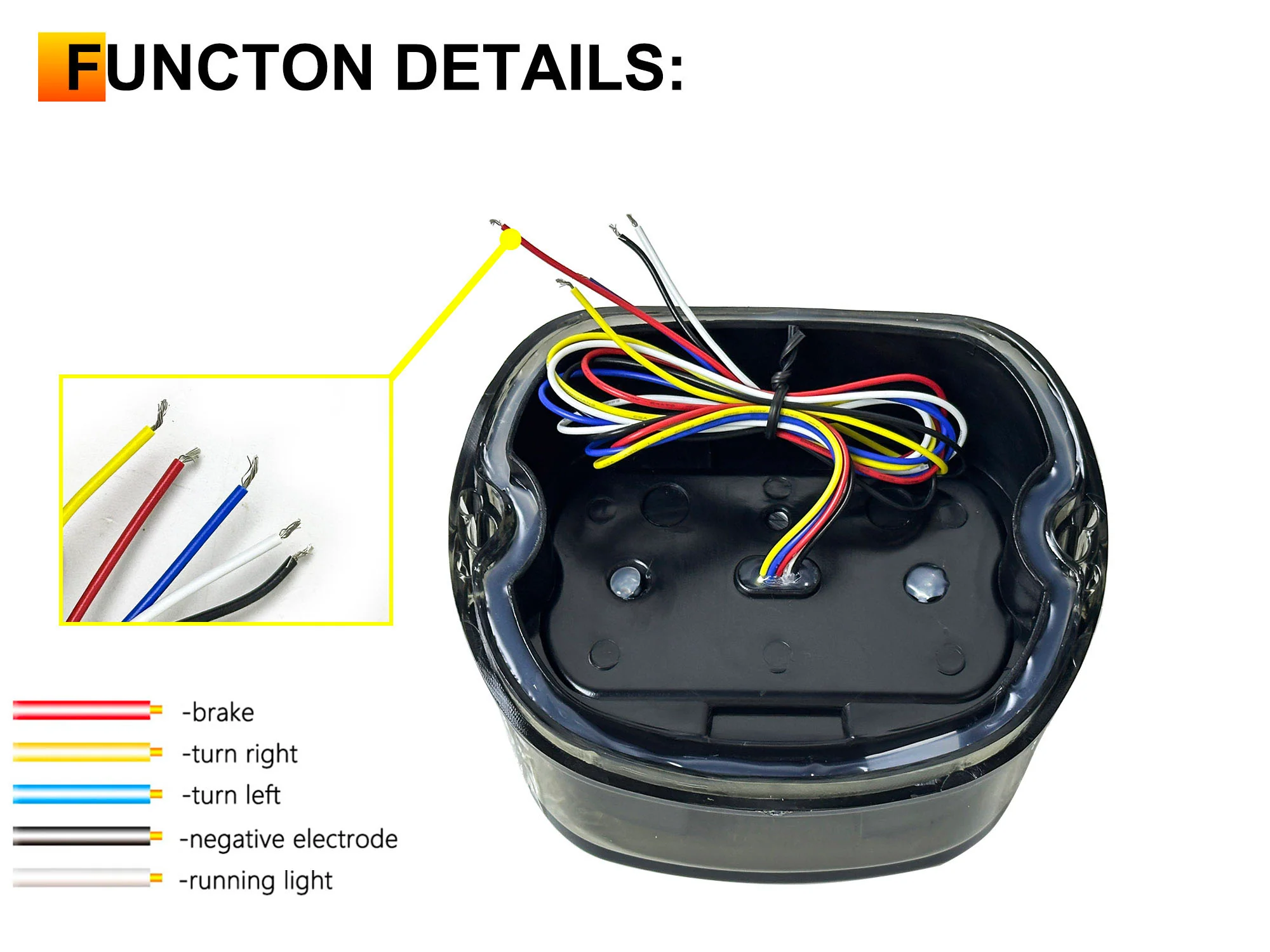 Eagle Lights Layback LED Tail Light Brake & Turn Signal for Harley Softail Sportster - Image 15