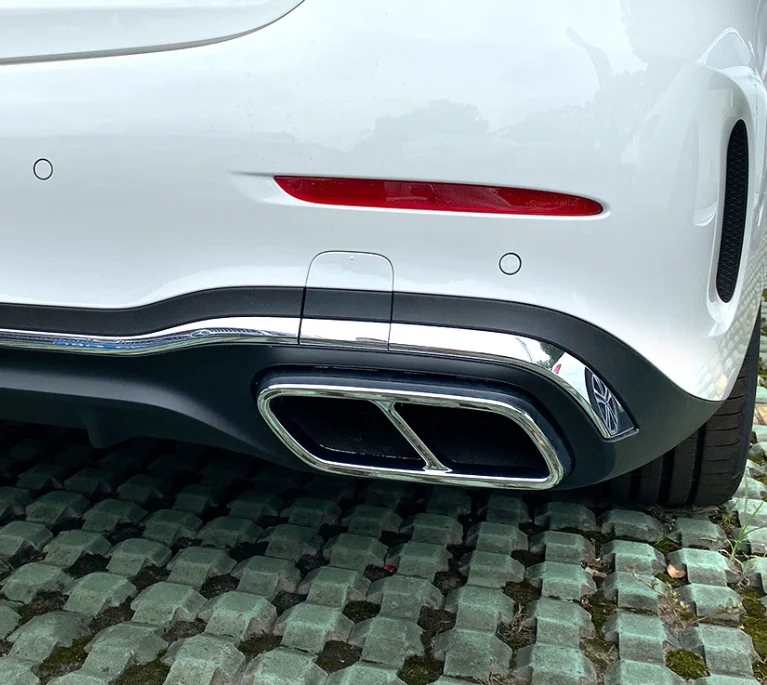 For 2022-2023 Mercedes Benz C Class W206 Chrome Rear Exhaust Pipe Cover Trims - Image 4