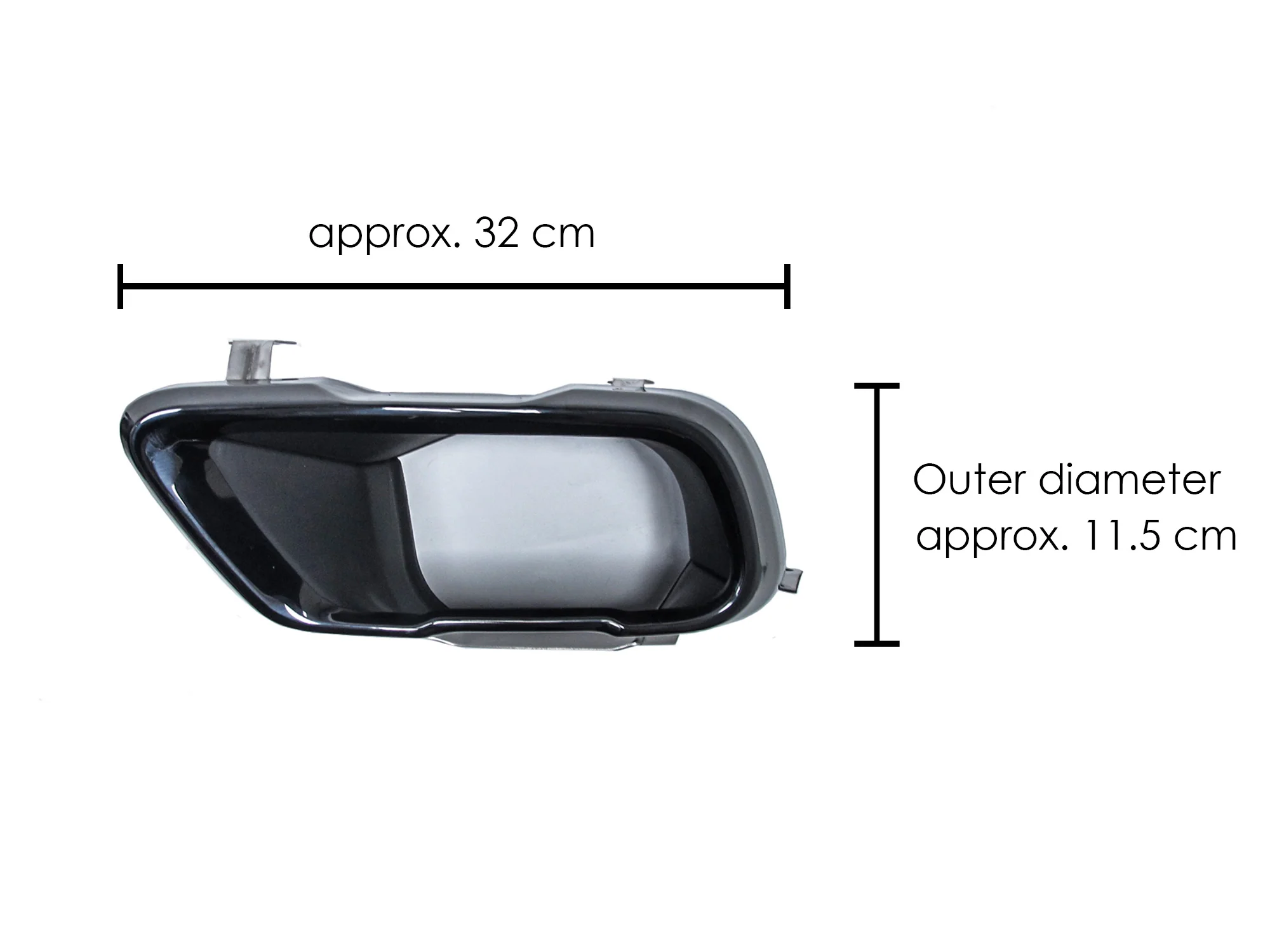 Black Exhaust Tail Tips Fit BMW X5 X6 X7 G05 G06 G07 2019-2026 - M Sport Only - Image 13