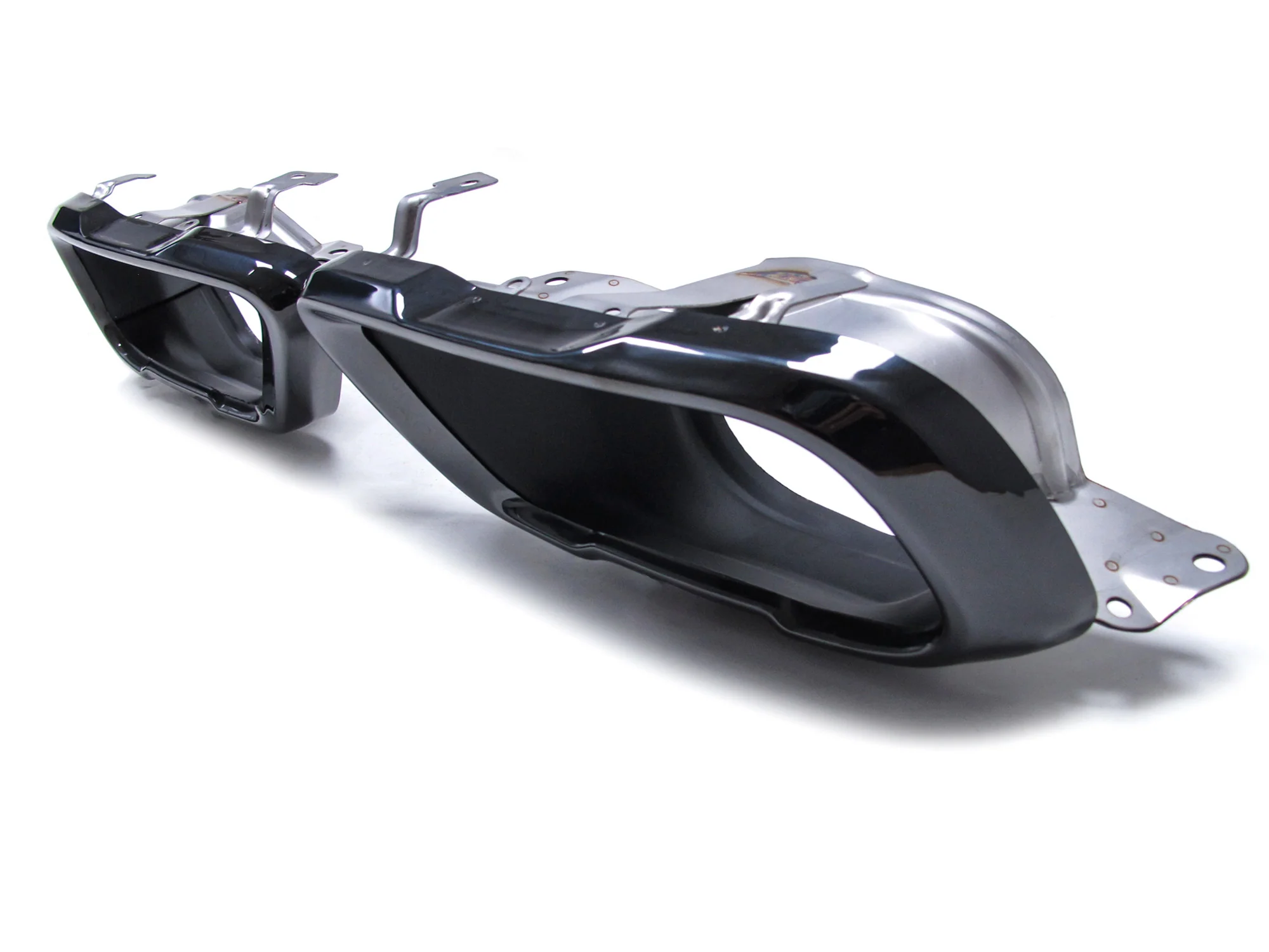 Black Exhaust Tail Tips Fit BMW X5 X6 X7 G05 G06 G07 2019-2026 - M Sport Only - Image 8