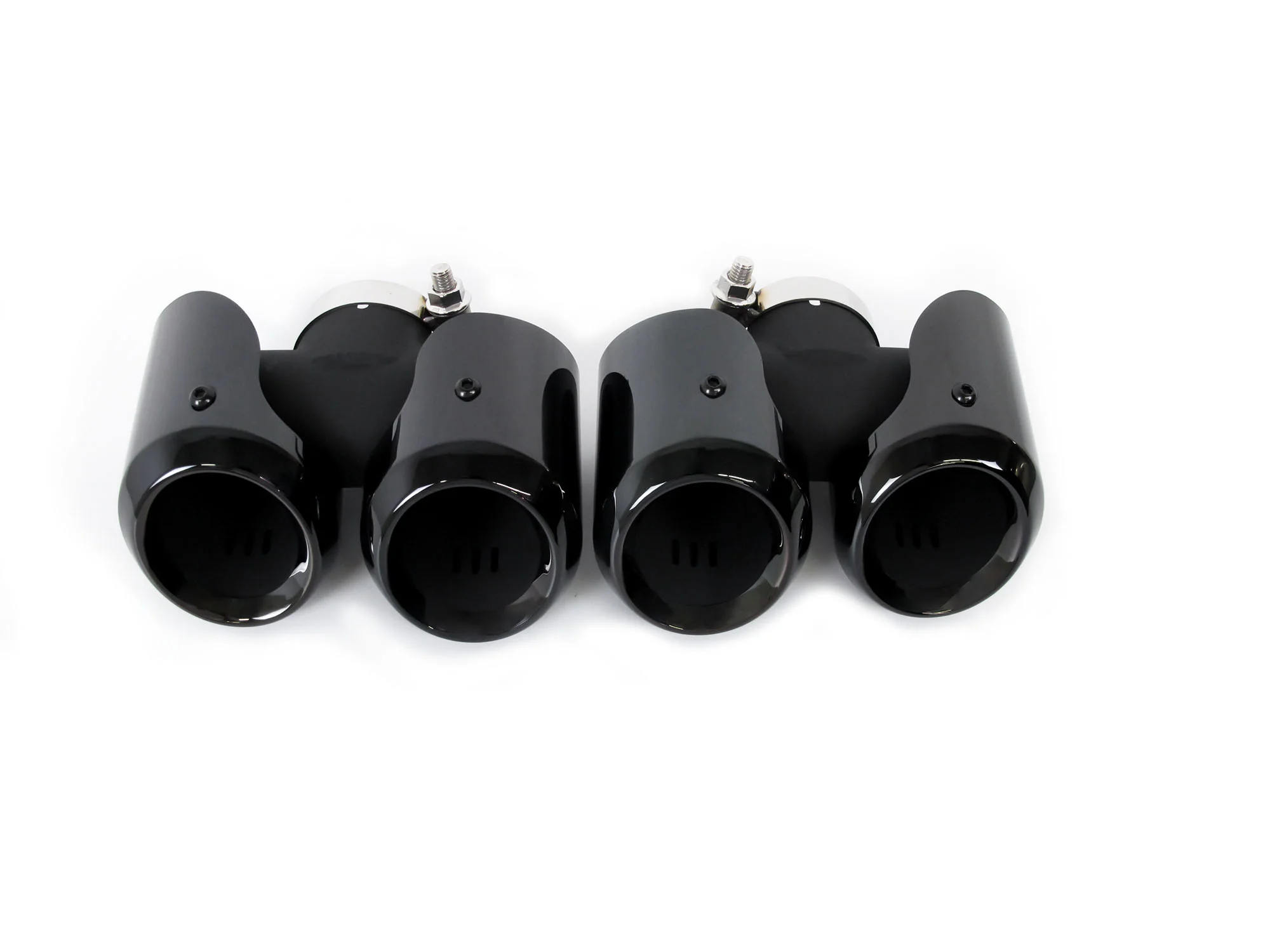 Pair For 2020+ Land Rover Defender 90 110 3.0L 2.0L Exhaust Pipes Muffler Tips Gloss Black - Image 15