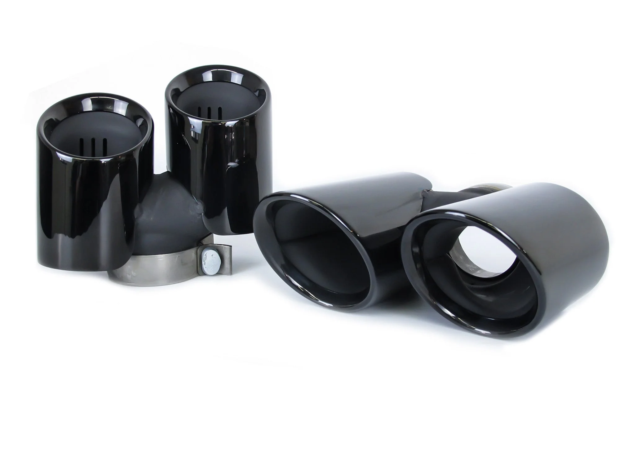 Non-PSE Exhaust Tips Muffler Tailpipe Pair For 2012-2015 Porsche 911 Carrera 991.1 Base - Image 6