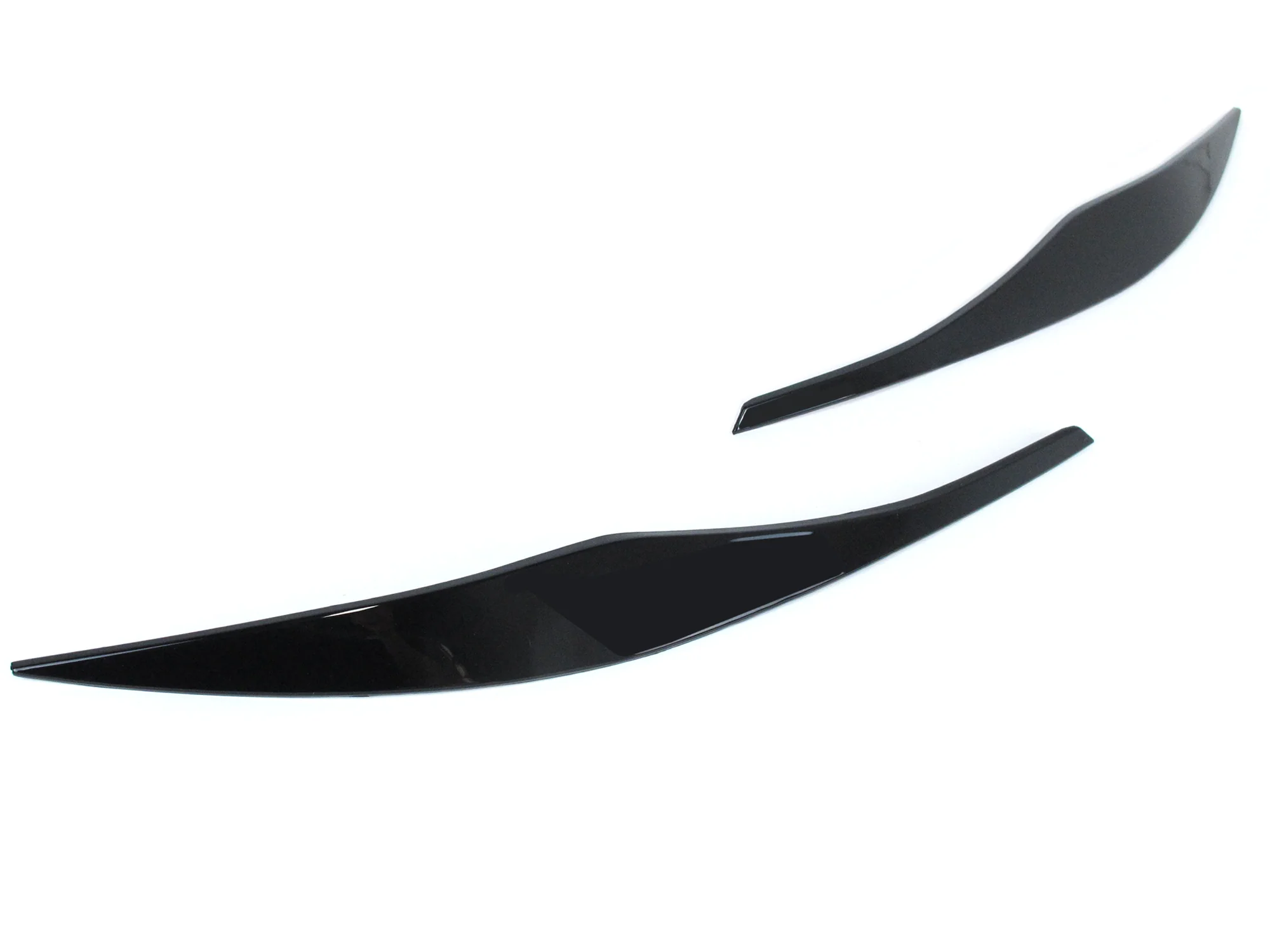 Eyebrow Cover Trim Headlight Eyelids Glossy Black Fits For BMW 3 Series E90 E91 2005-2012 bm204 - Image 10