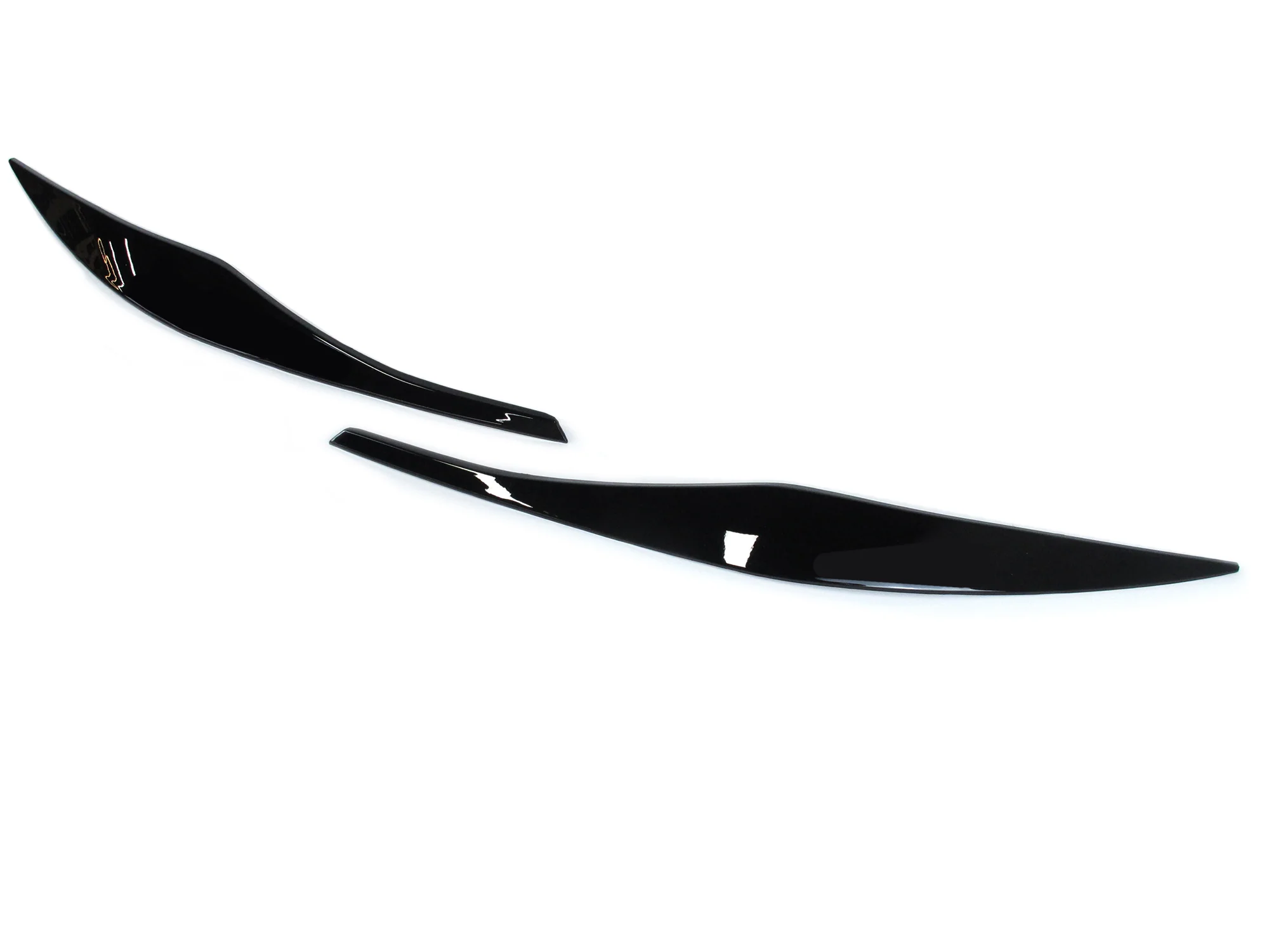 Eyebrow Cover Trim Headlight Eyelids Glossy Black Fits For BMW 3 Series E90 E91 2005-2012 bm204 - Image 11