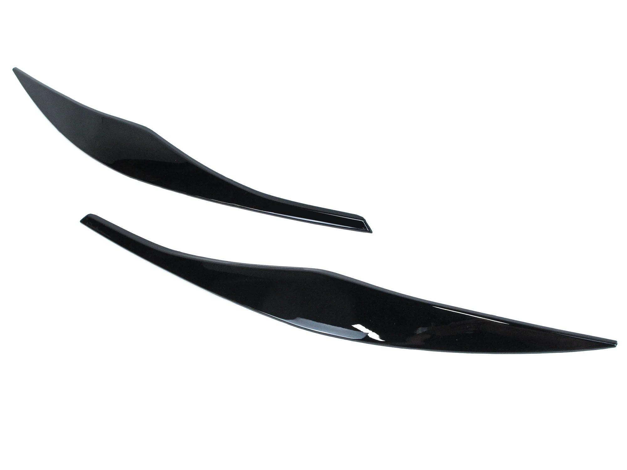 Eyebrow Cover Trim Headlight Eyelids Glossy Black Fits For BMW 3 Series E90 E91 2005-2012 bm204 - Image 12