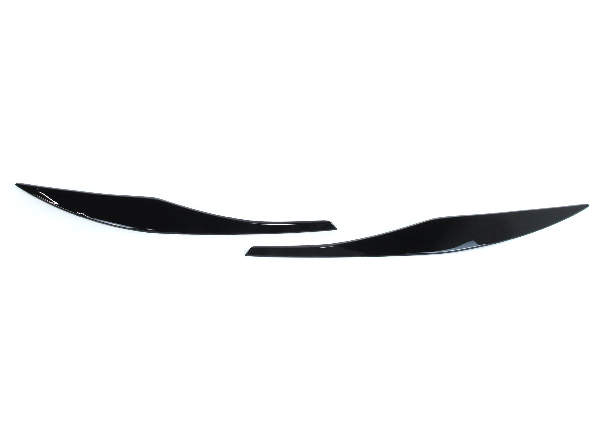 Eyebrow Cover Trim Headlight Eyelids Glossy Black Fits For BMW 3 Series E90 E91 2005-2012 bm204 - Image 9