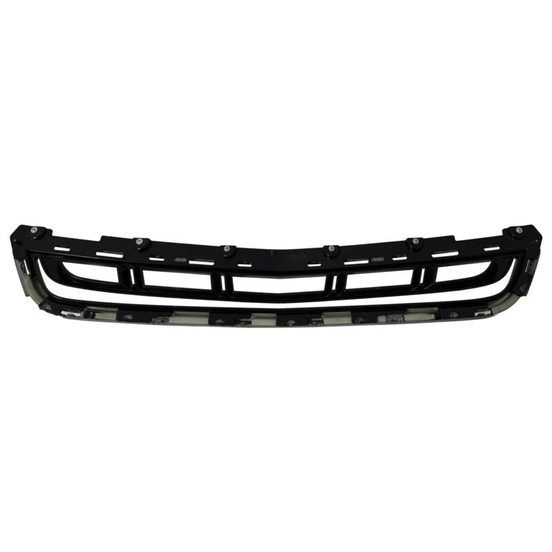 Black Front Upper Grille + Bumper Lower Grill For  Cadillac XTS 2013-2017 w/o Camera - Image 9