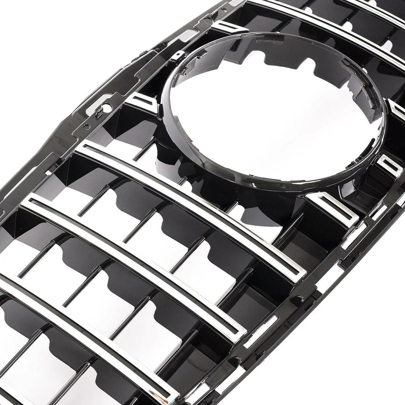 GT Style Front Bumper Grille for 2014-2016 Mercedes-Benz E-Class W212 E350 E400 E550 Sedan - Image 8