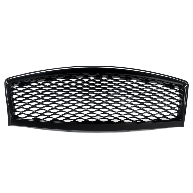 Gloss Black Front Bumper Grill Honeycomb For Inifniti Q50 2014-2017 - Image 4