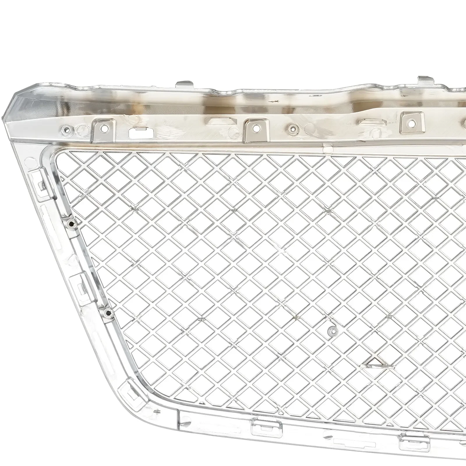 Chrome Front Upper Mesh Grille for 14-19 Cadillac CTS Sedan No Camera Mount - Image 10