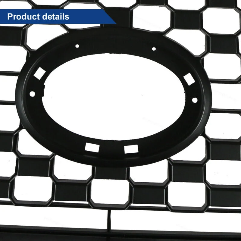 Gloss Black Fit for 2014-2021 Toyota Tundra Front Grille & Hood Bulge Molding - Image 11