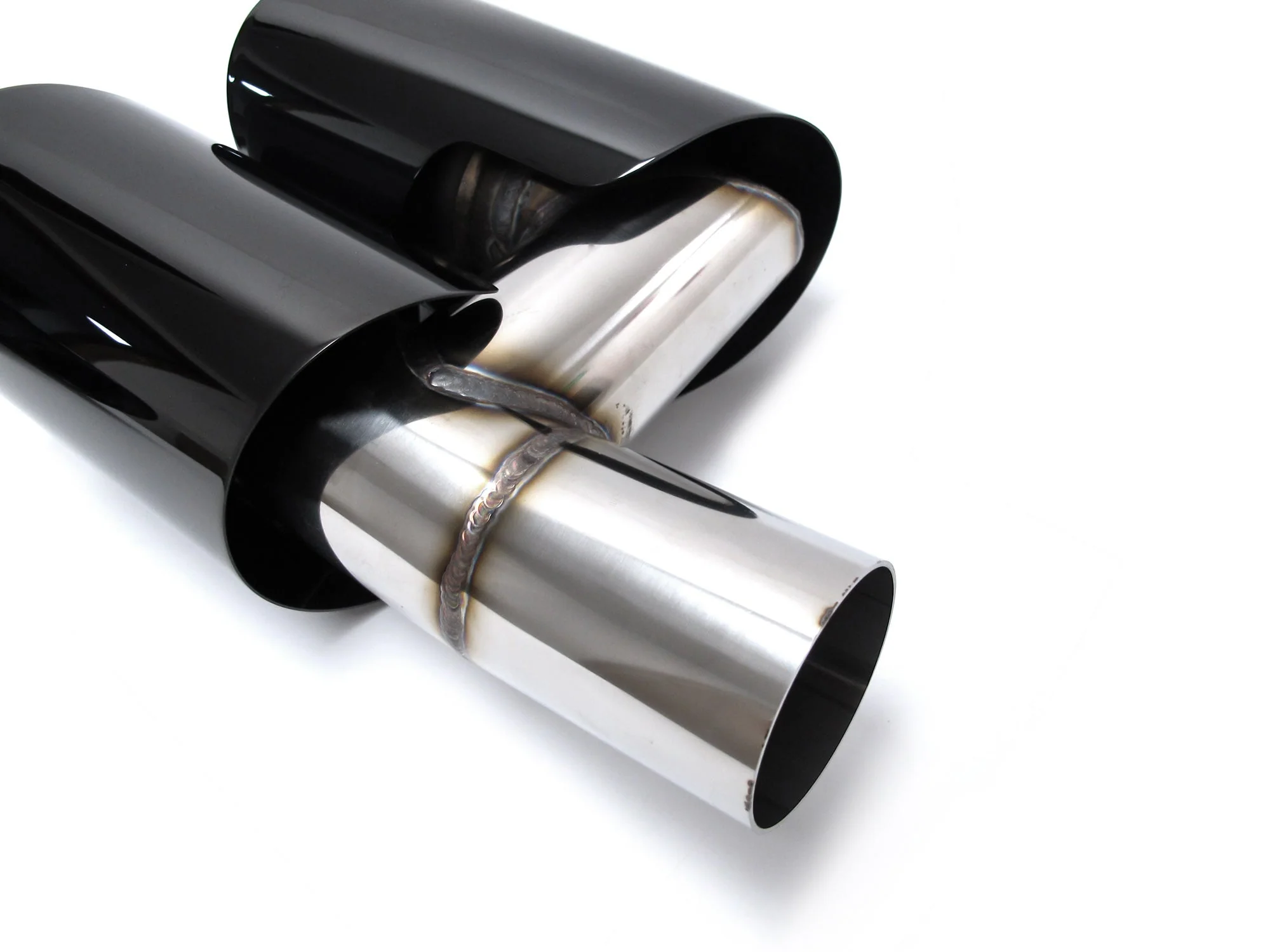 Black Chrome Brushed Exhaust Tips Tailpipe For Porsche 970 Panamera 2010-2013 et167 - Image 10