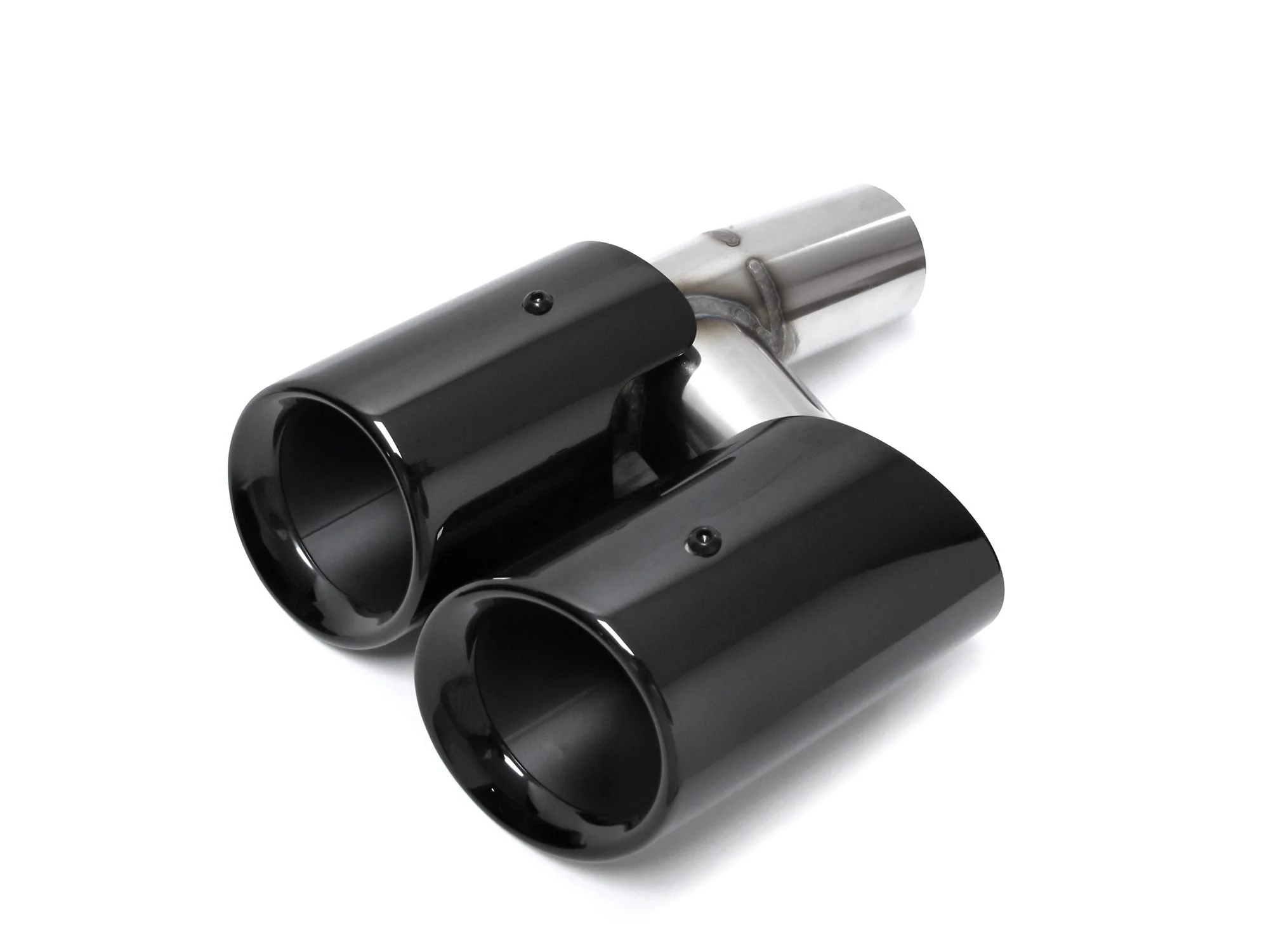 Black Chrome Brushed Exhaust Tips Tailpipe For Porsche 970 Panamera 2010-2013 et167 - Image 8